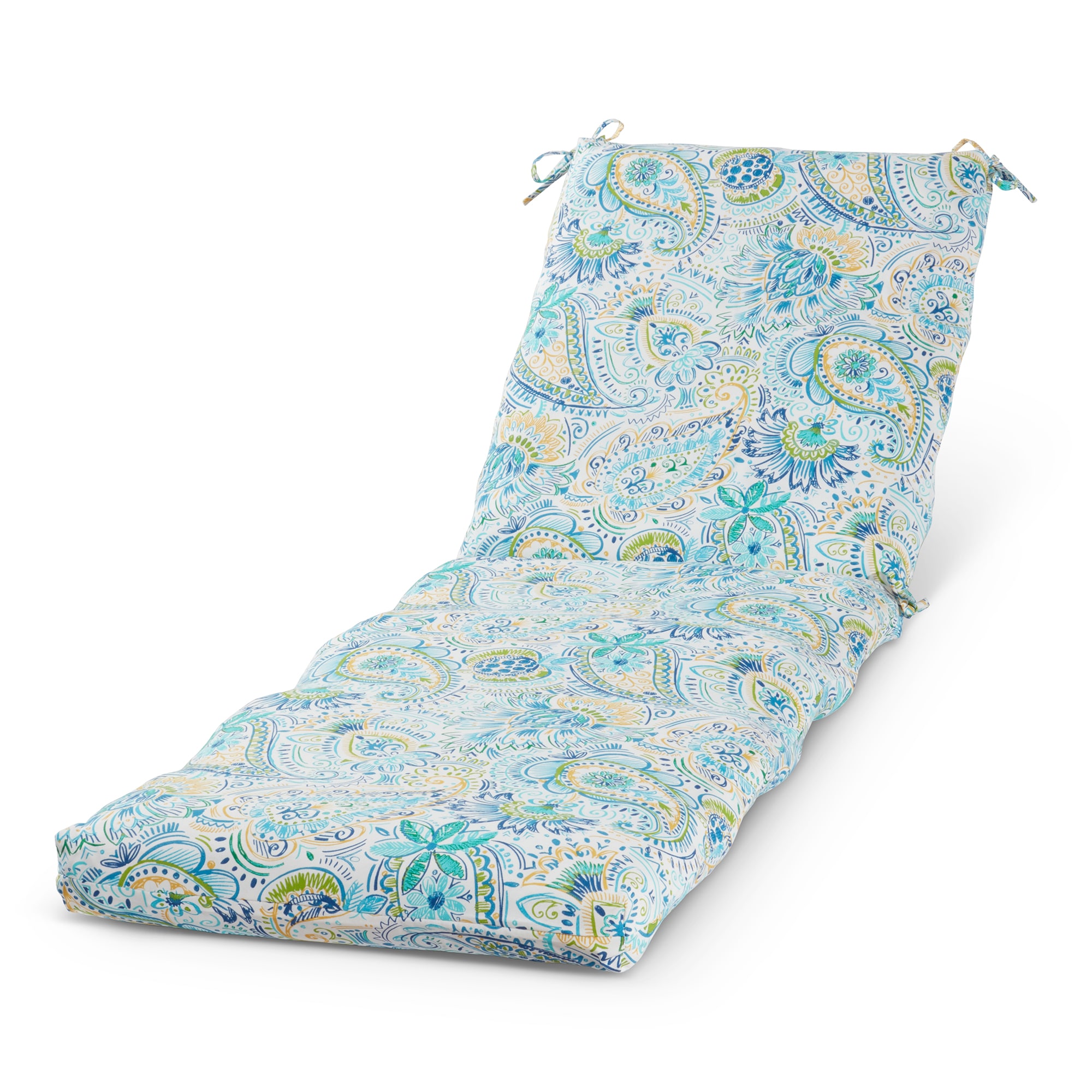Greendale Home Fashions OC2802-BALTIC Outdoor 44-in x 23-in Baltic Patio chaise lounge chair cushion