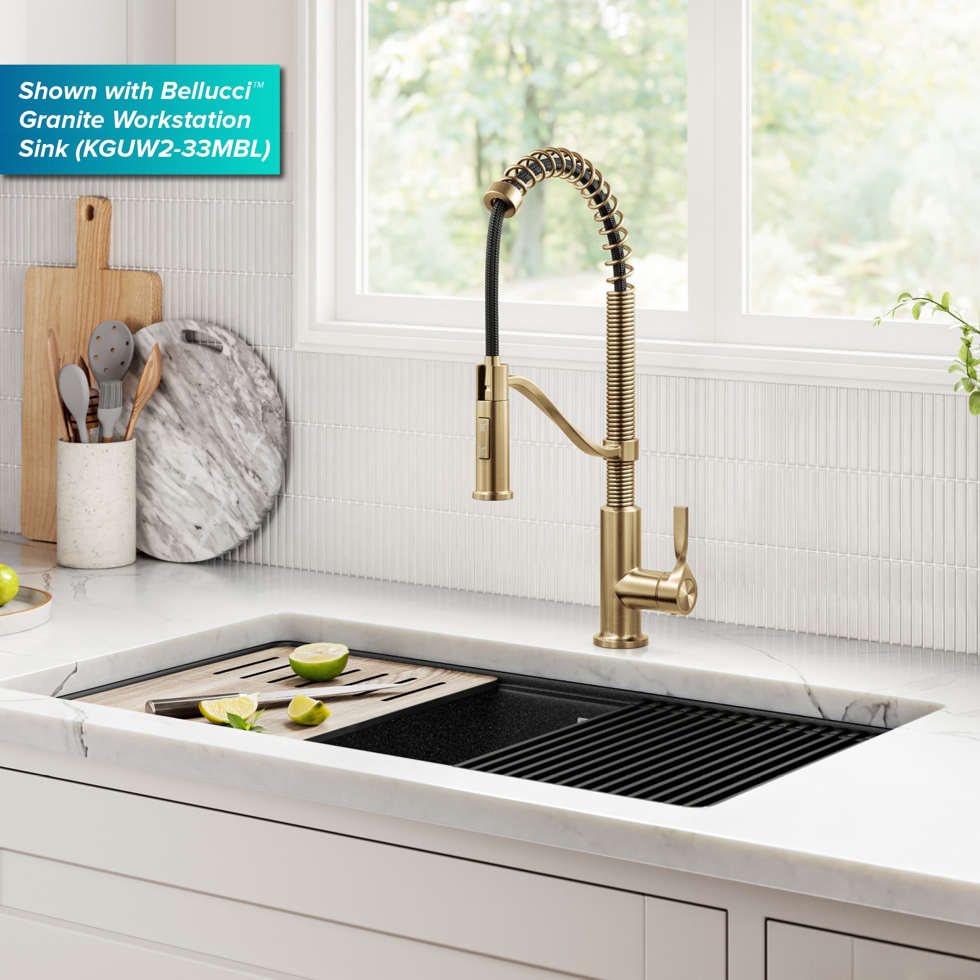Kraus KPF-2635SFBB Kitchen-Faucets - View #3