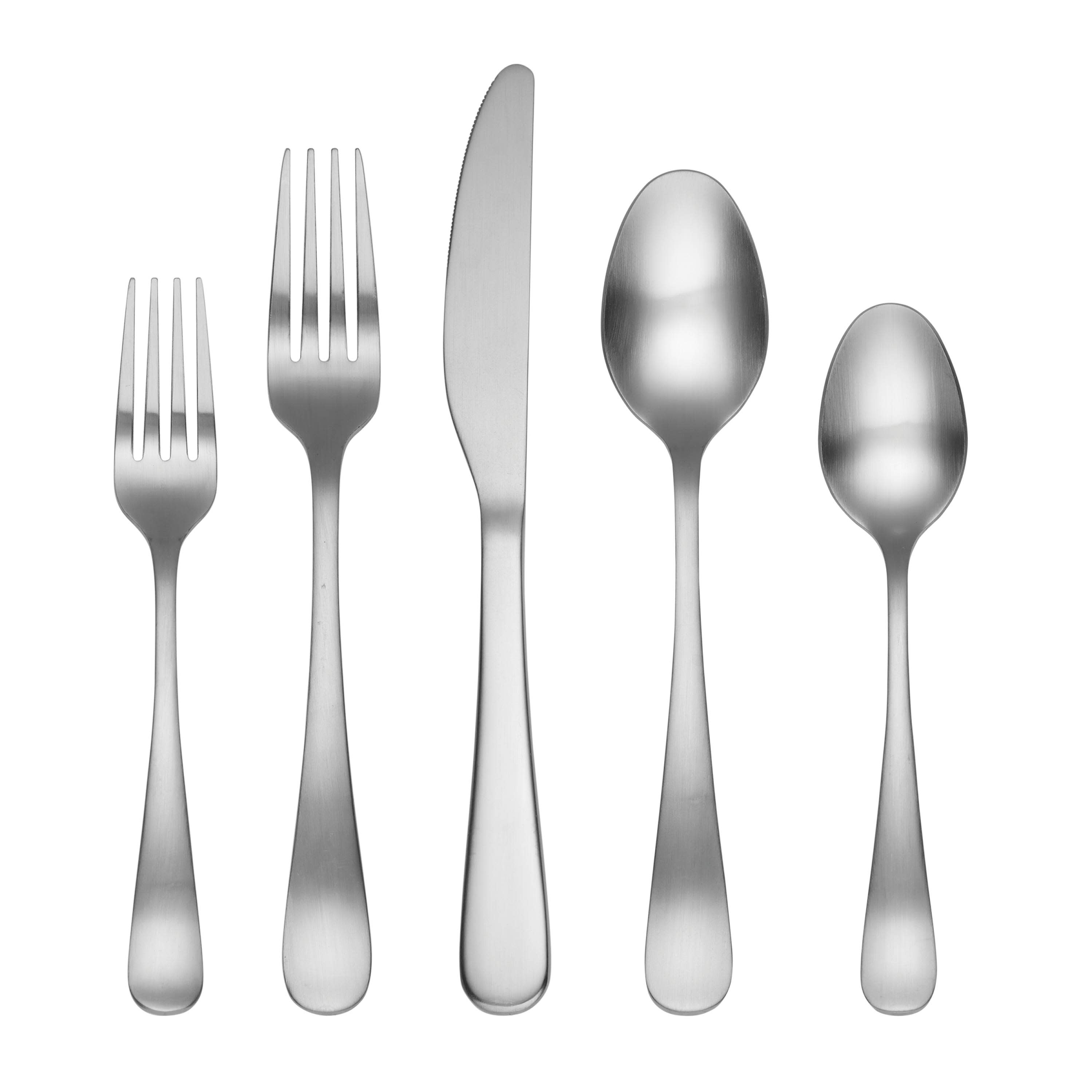 Cambridge 402420CNW12R Rhiannon Satin 20 -Pieces Brushed Modern Flatware