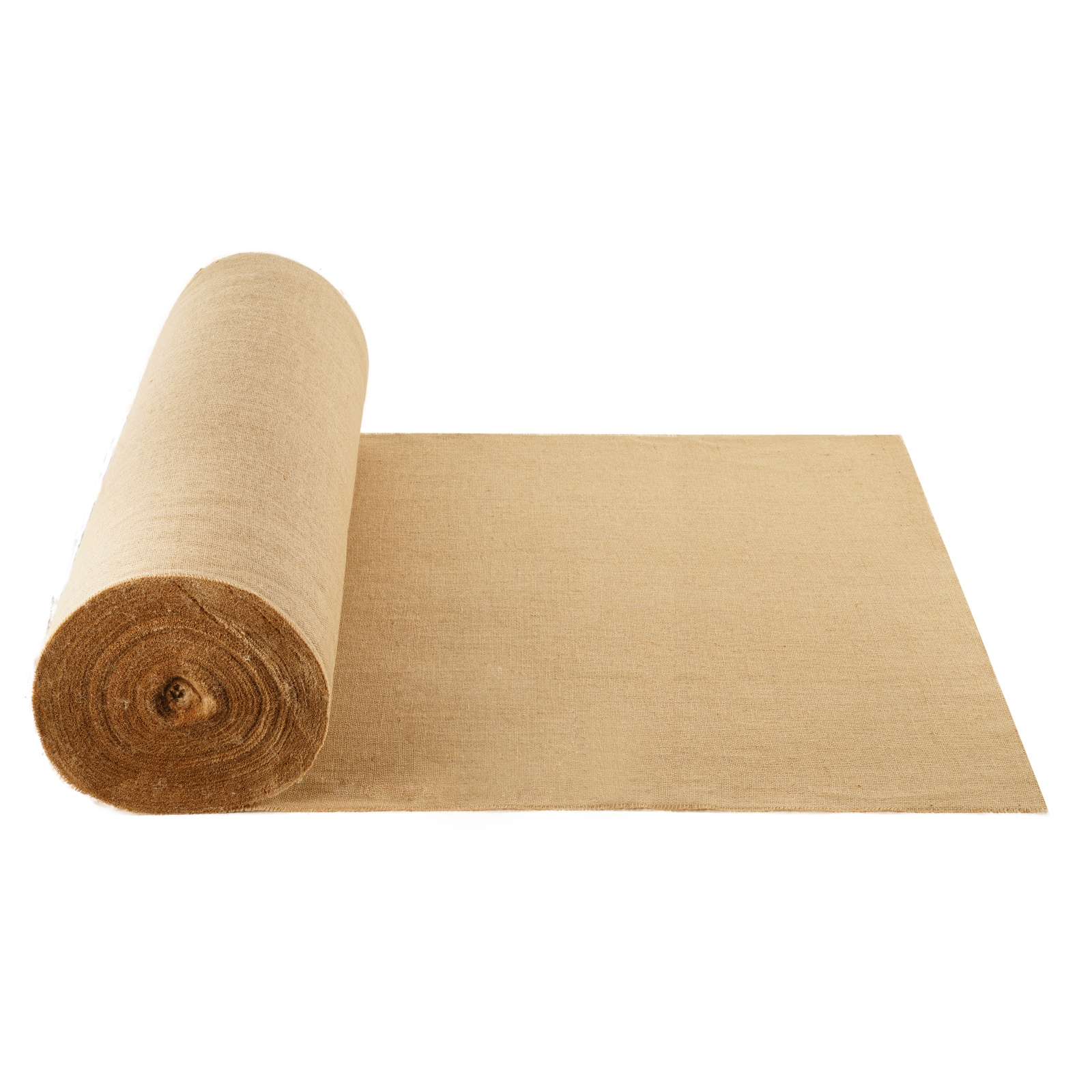 VEVOR Burlap Fabric Roll 40in x 300 ft and 45 x 45 High Density Wide Natural Burlap Fabric Rolls Jute Fabric Burlap Tree Wrap Roll for Decor Crafts Wedding Gardening Plant and Tree Winter Covering