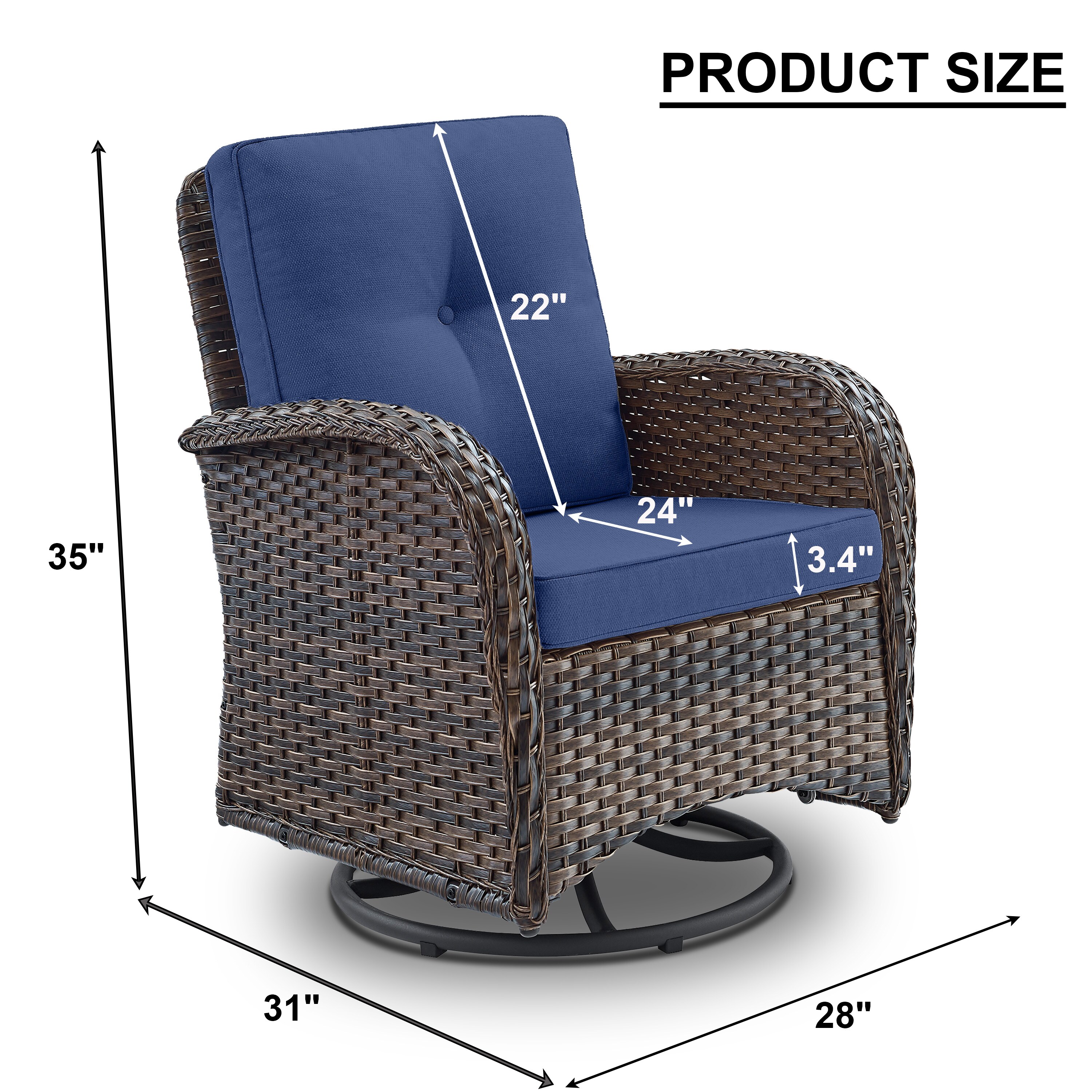 Jeehope PABR20-1A Patio-Chairs - View #8