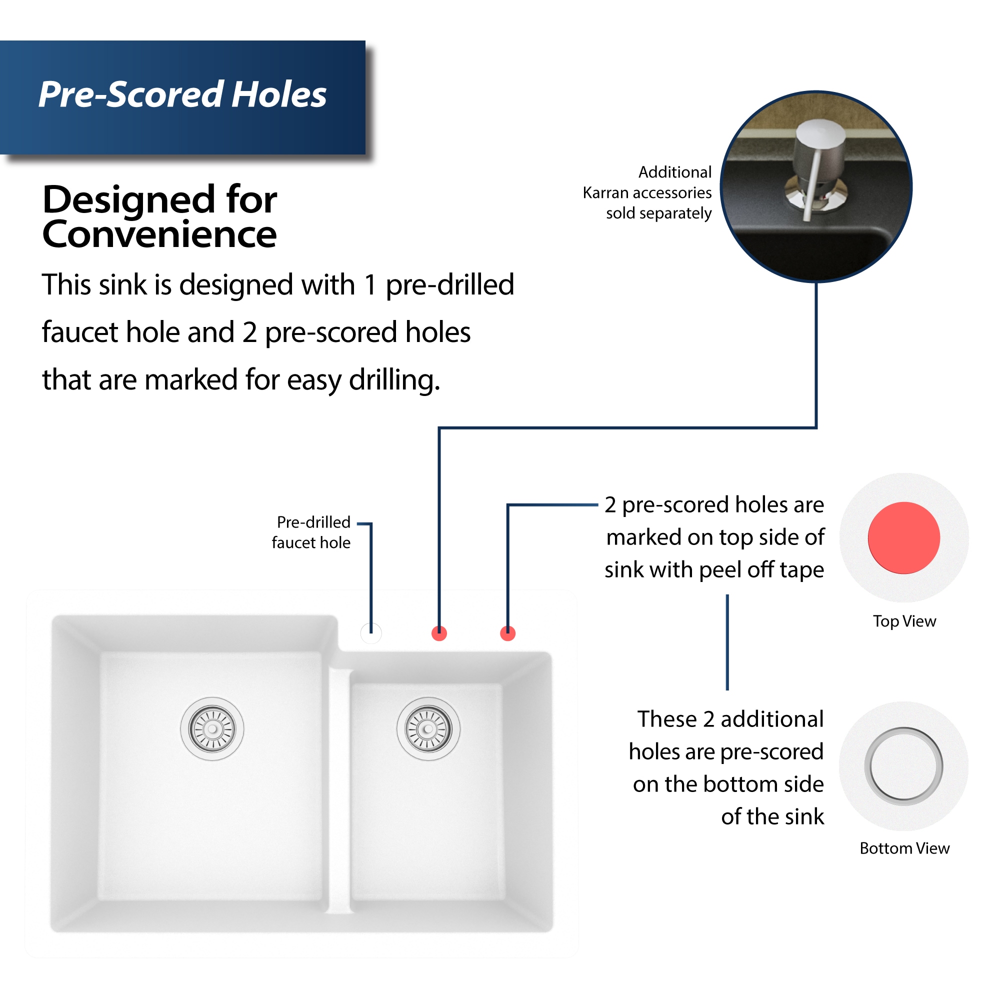 Karran QT-811-WH Kitchen-Sinks - View #8