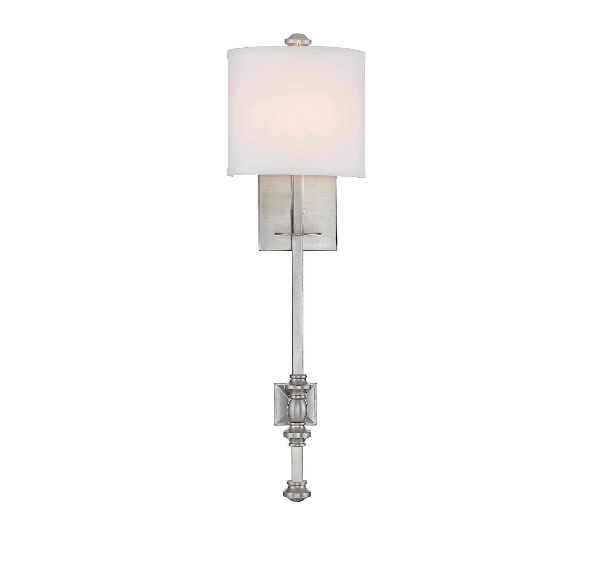 Savoy House Essentials 9-7140-1-SN Devon 7.5-in W 1 -Light Satin Nickel Wall Sconce