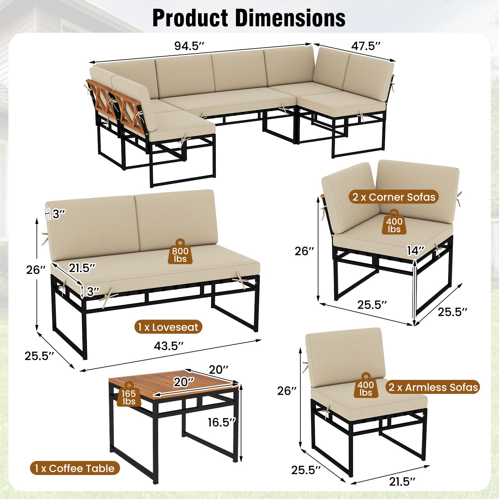 BABOOM BMMP-062BN+ Patio-Conversation-Sets - View #6
