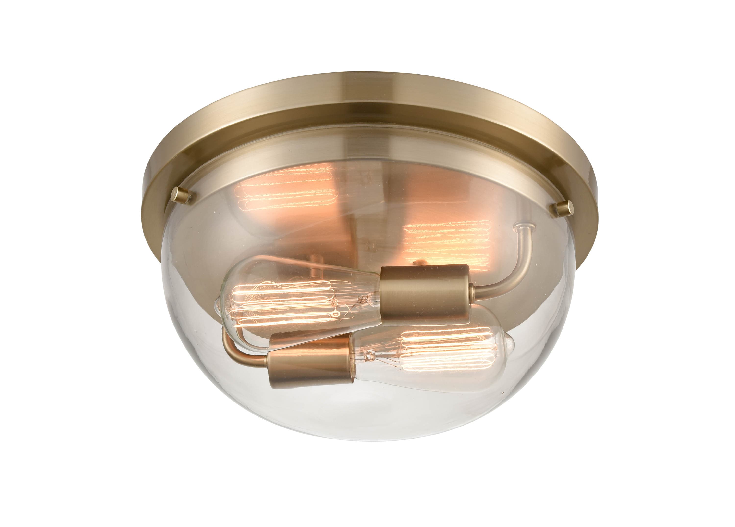 Millennium Lighting 9712-MG Ashford 2 -Light 13-in Gold Flush Mount Light