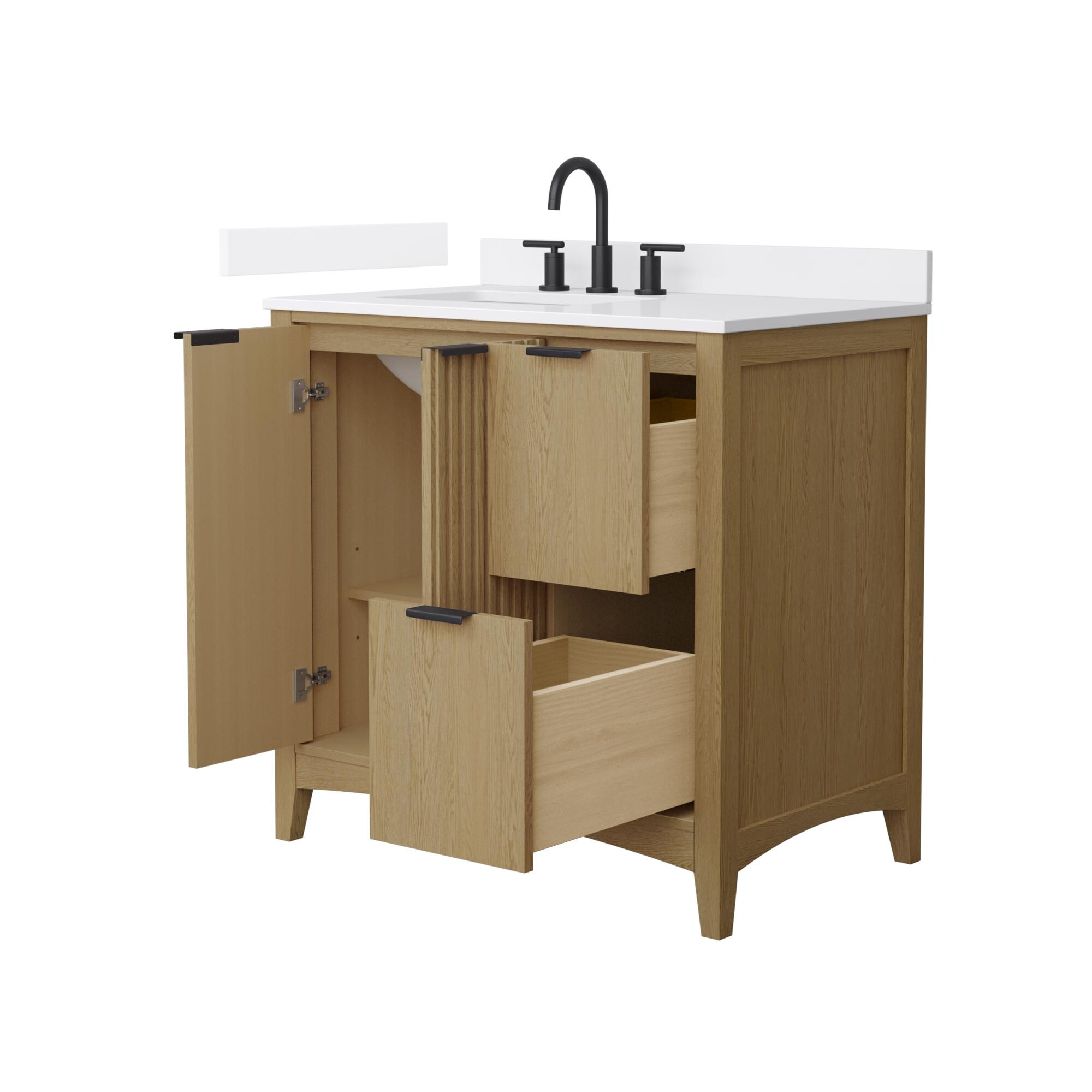 Wyndham Collection WCF919136SNBWCUS3MXX Bath-Vanity-Combo - View #3