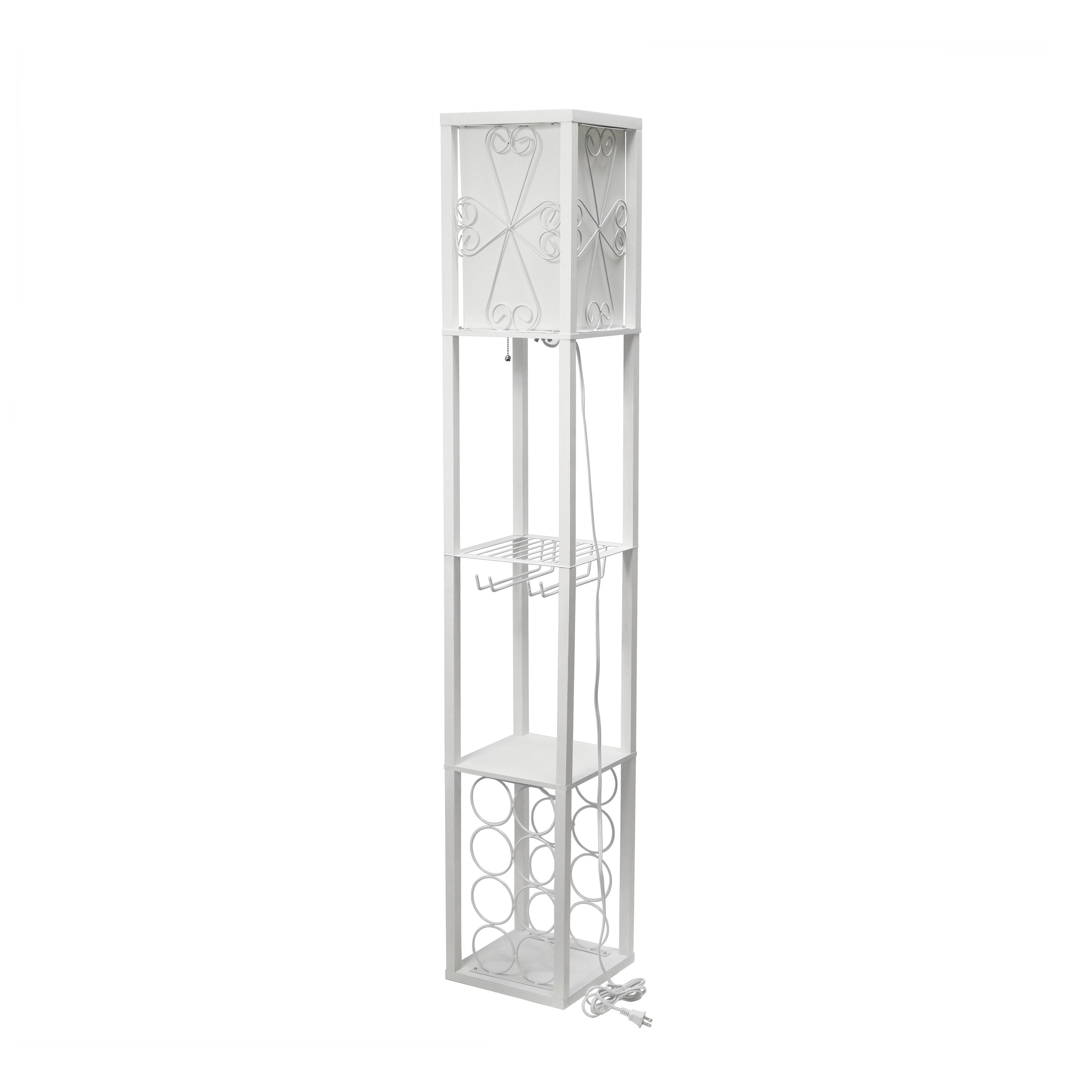 Simple Designs LF1015-WHT-LB floorlamps - View #9