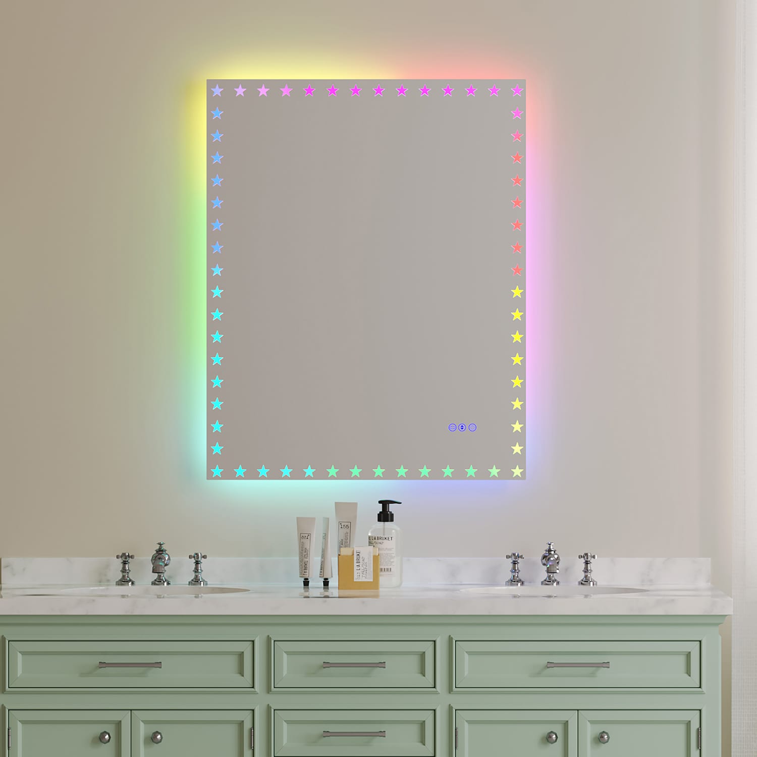 SINOFURN SYA760163SL Framed-Bath-Mirrors - View #4