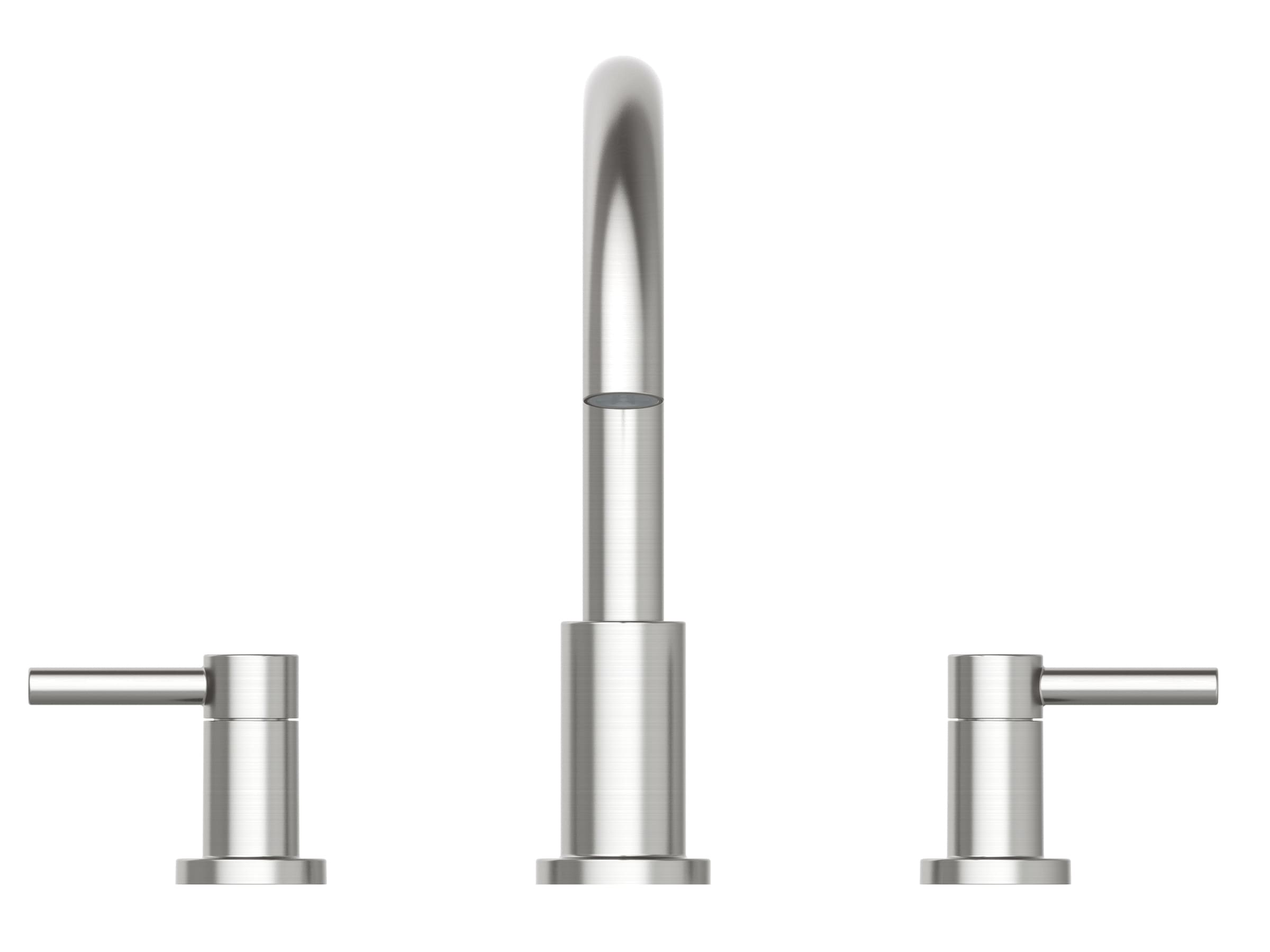 allen + roth 67420-5104 Brushed Nickel 2-handle Deck-mount Roman Mid-arc Bathtub Faucet ( Valve Included )