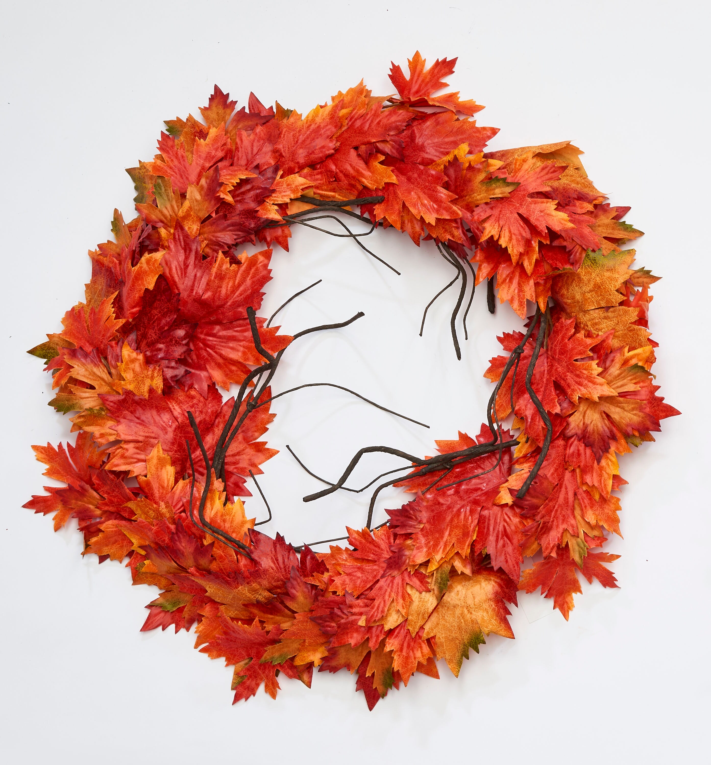 Worth Imports 9904 2.2-ft 26-in Leaves Artificial Wreath