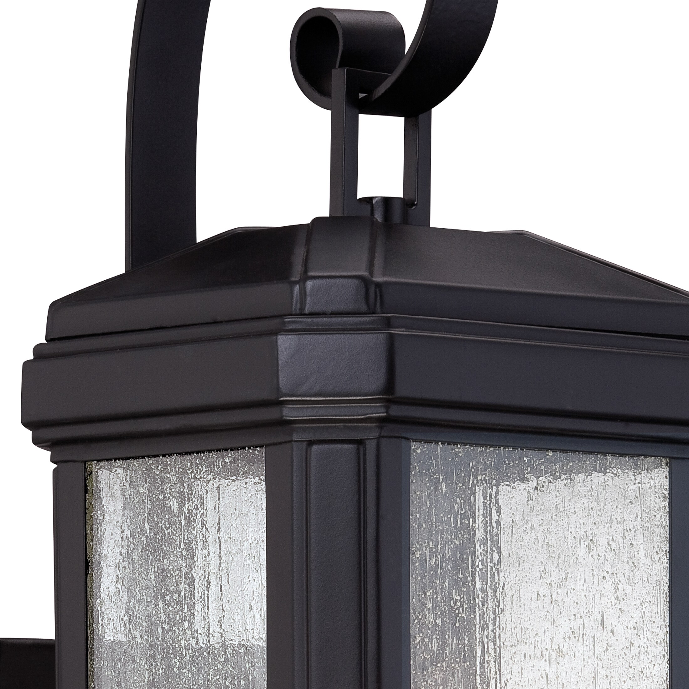 Quoizel Trumbull 2-Light 22-in H Mystic Black Outdoor Wall Light in the ...