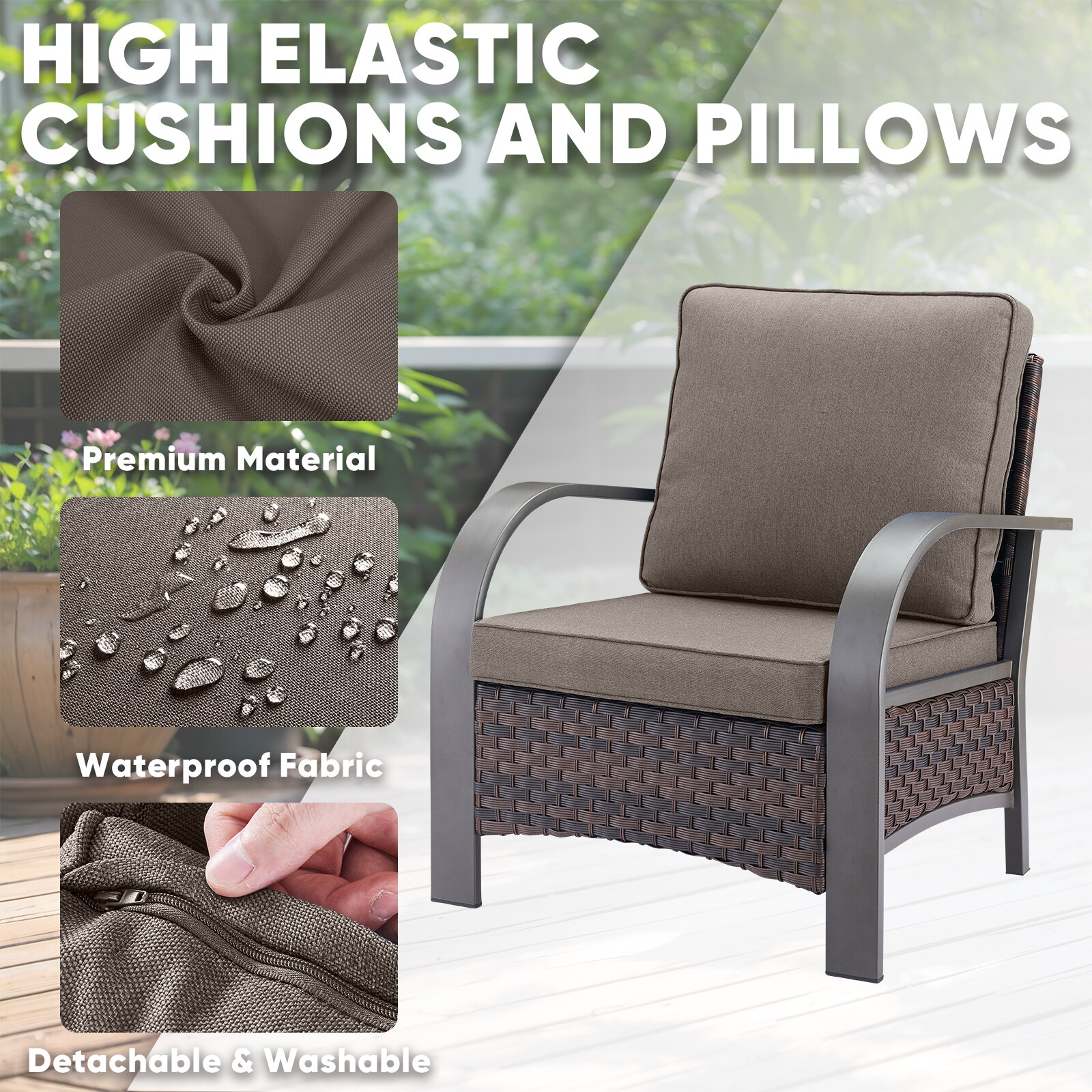 Jeehope PATZB1111001BR-3 Patio-Conversation-Sets - View #5