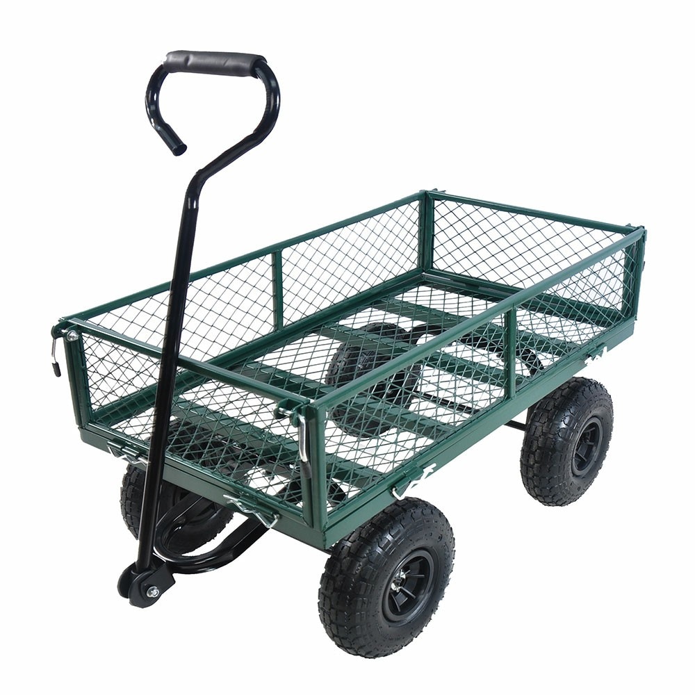 Runesay YACART-21 Yard Cart 3.2-cu ft Steel Folding Yard Cart