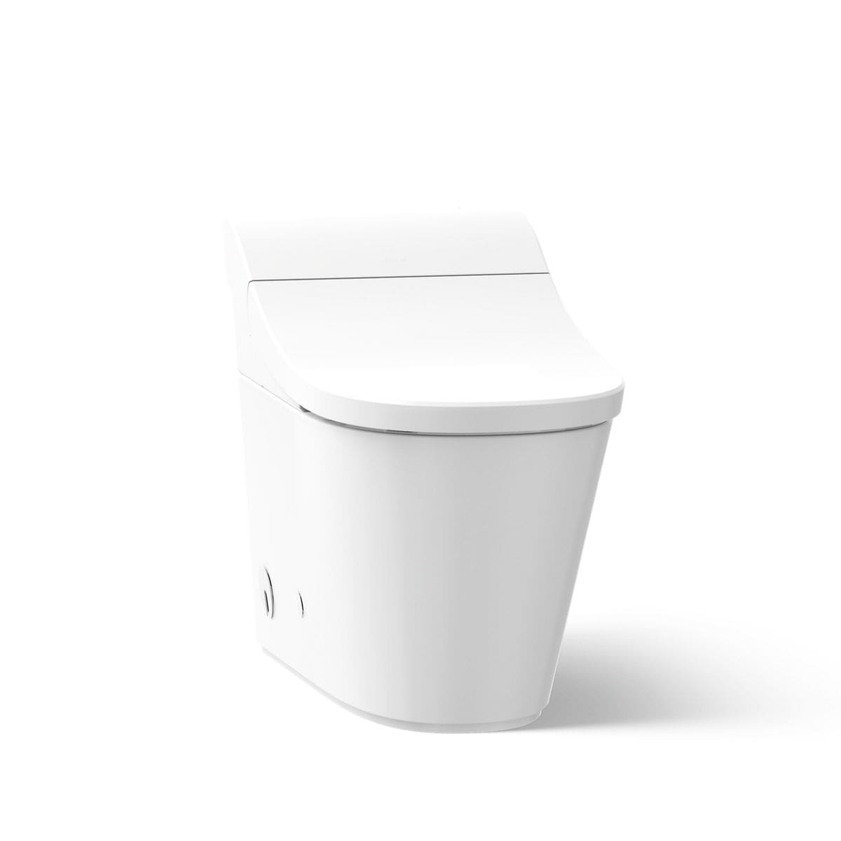 KOHLER 29777-PA-0 Innate White Dual Flush Elongated Chair height Smart Soft Close 1-piece Bidet 12-in Rough-In WaterSense Labeled 1.28 GPF