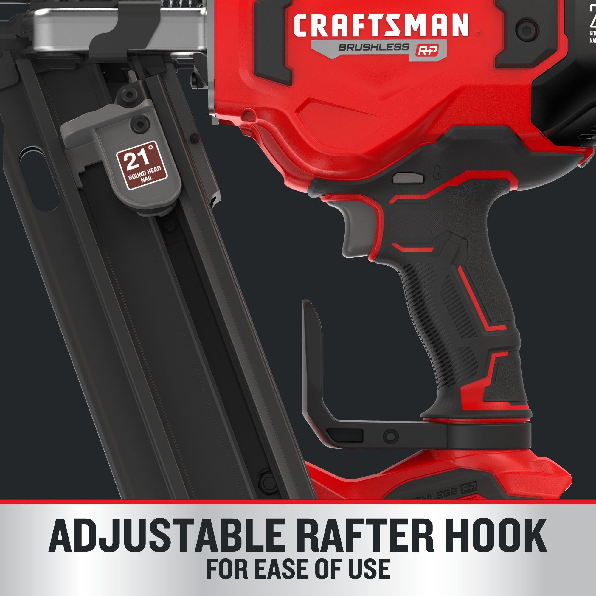 CRAFTSMAN 3.25 in 21 Degree Cordless Framing Nailer in the Framing