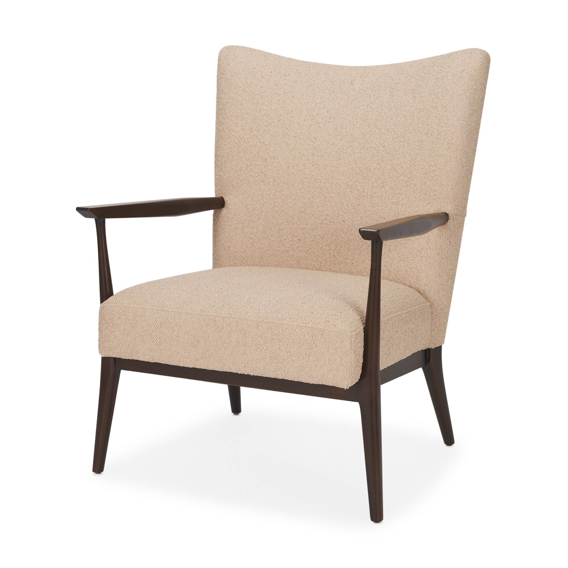 Mercana 70426 Midcentury Brown Accent Chair