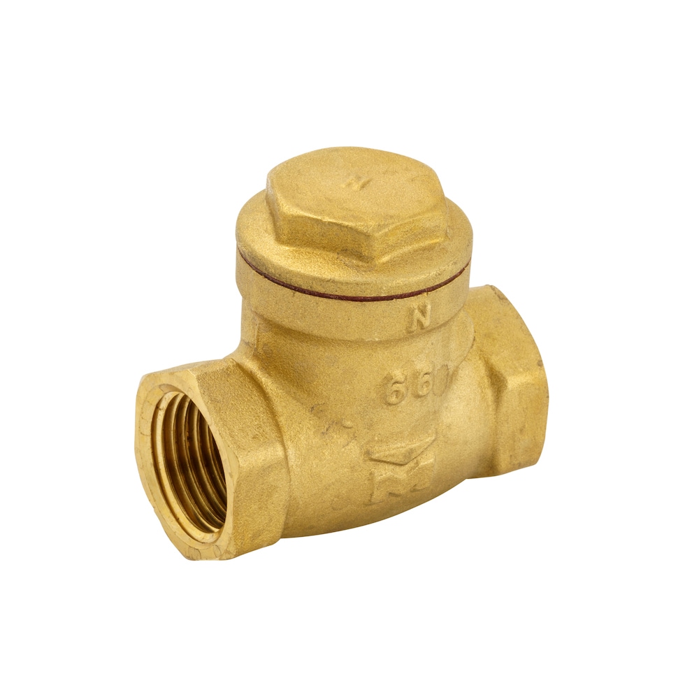 RELIABILT 101-003RB 1/2-in FIP x FIP Brass Swing check valve