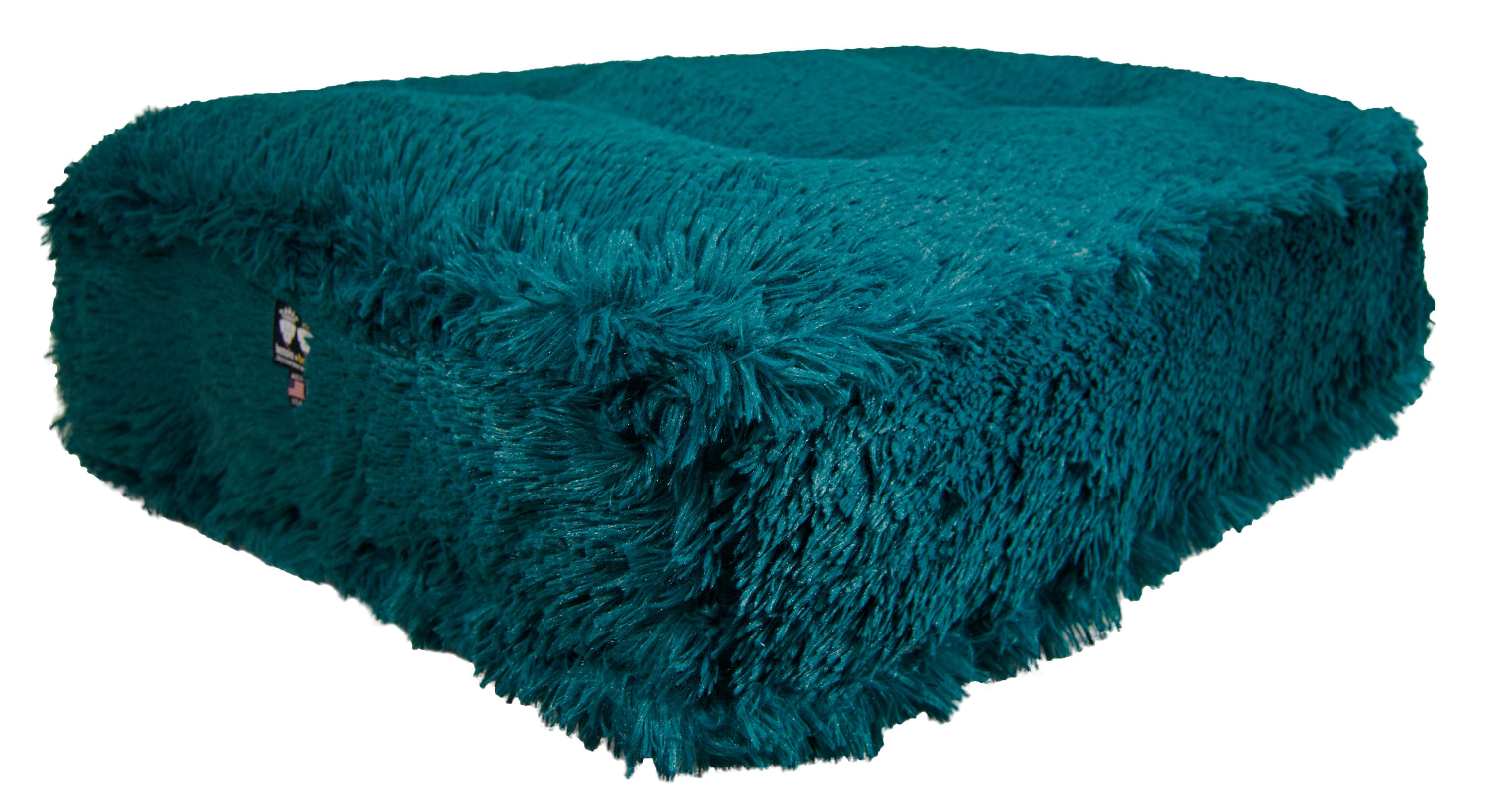 Bessie and Barnie RECT-WDLST-MD Rectangular Green Polyester Pillow Dog/Cat Bed ( Medium )