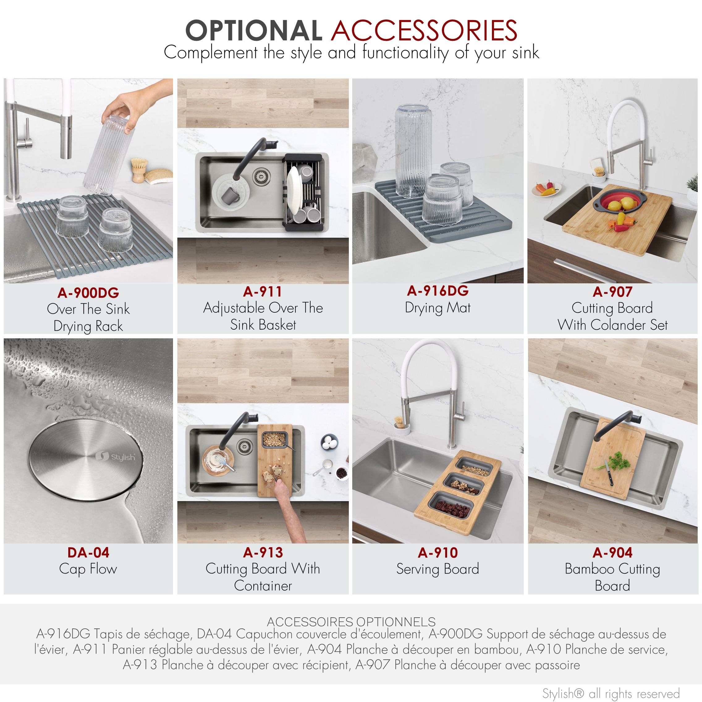 Stylish S-406T Kitchen-Sinks - View #13