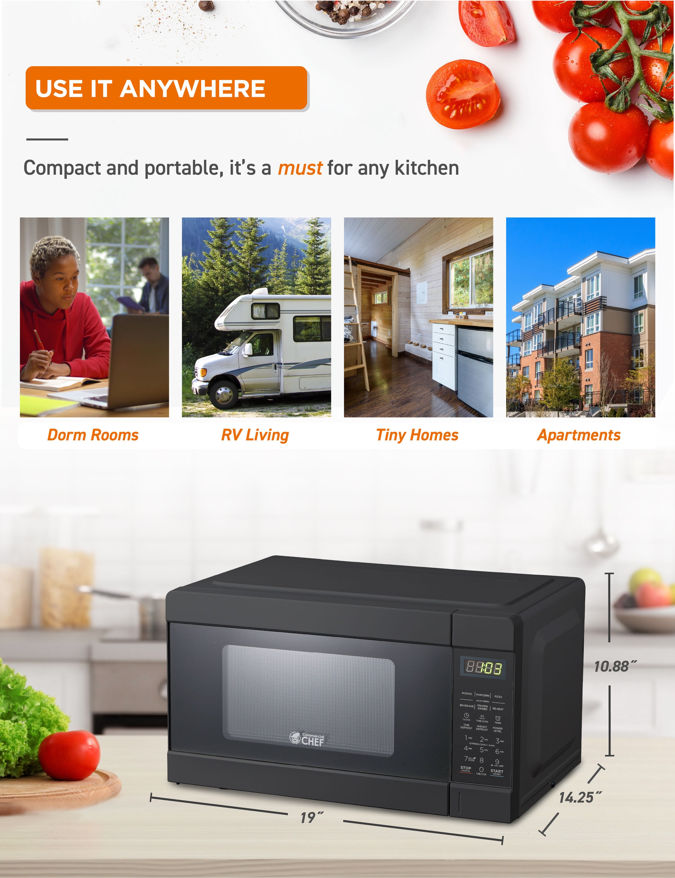 Commercial Chef CHM990B Cnt-Mwo - View #16