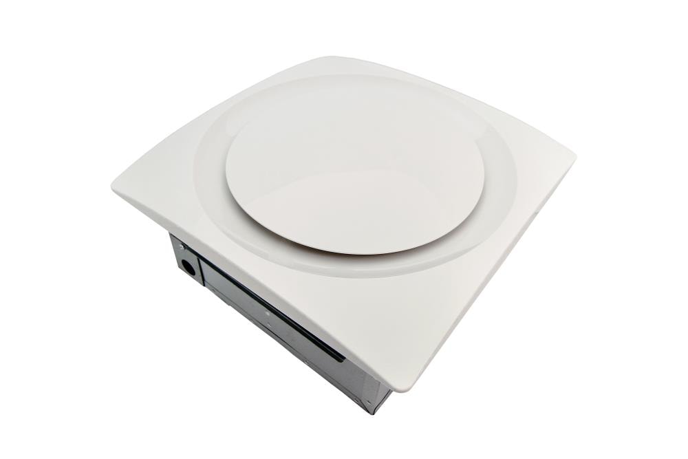 Aero Pure Slim Fit Quiet Bathroom Exhaust Fan 0.3-Sone 90-CFM White Decorative Bathroom Fan ENERGY STAR