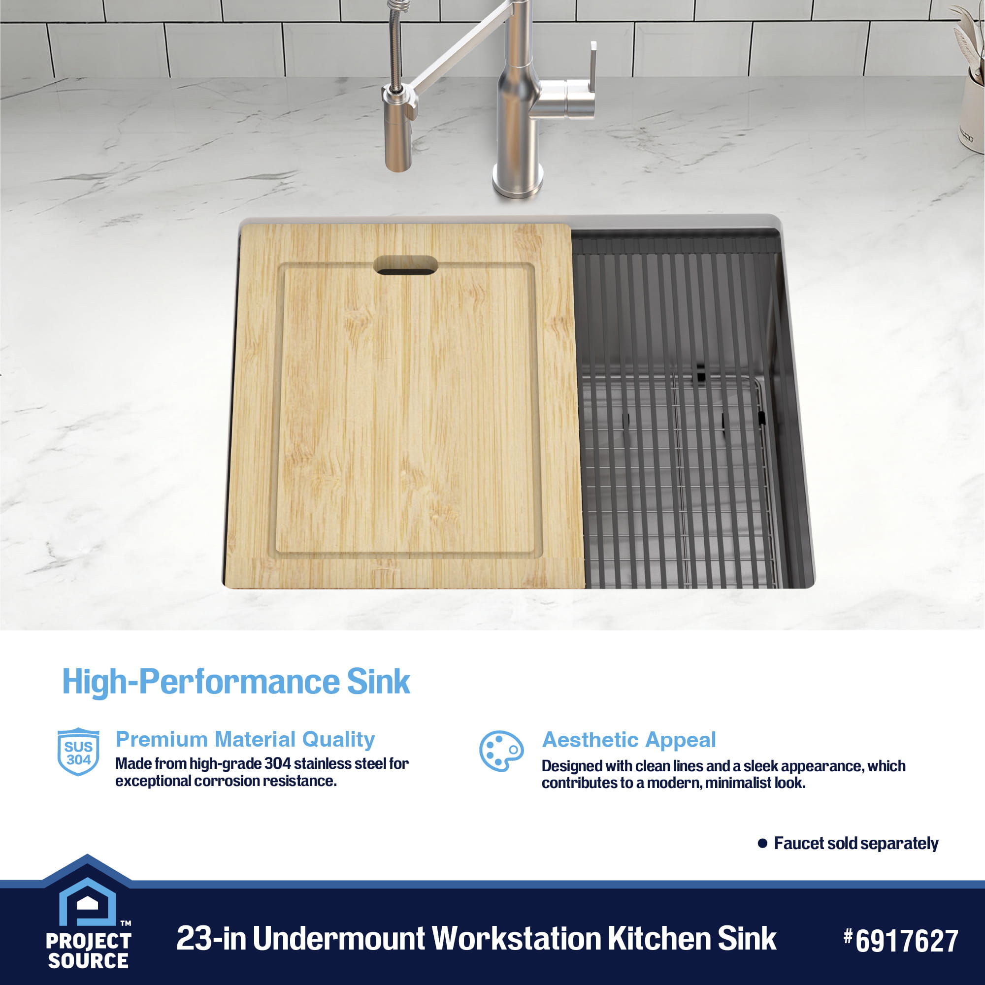 Project Source FSU1R2319A19-P Kitchen-Sinks - View #5