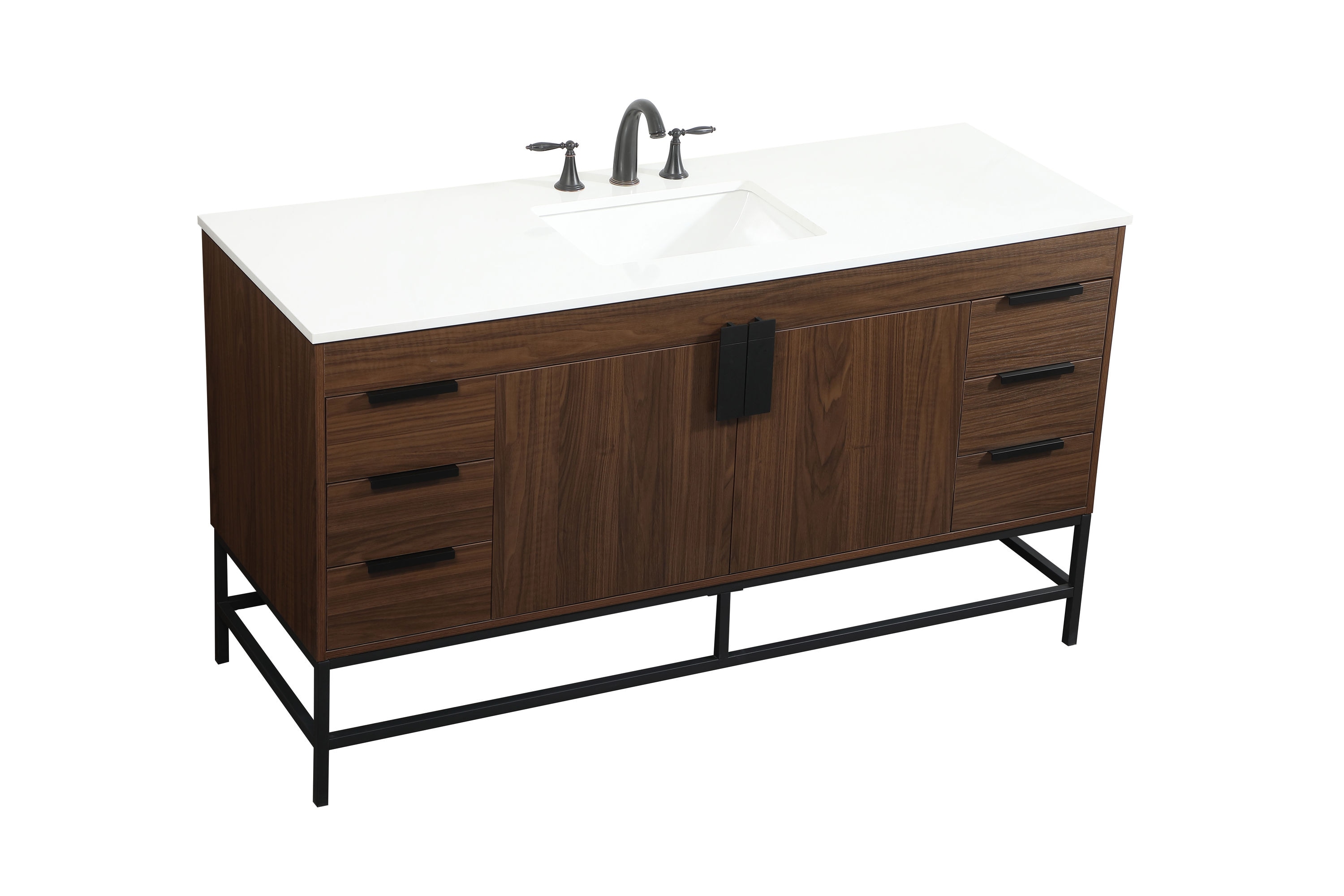 Elegant Decor HF146580MWT Bath-Vanity-Combo - View #9
