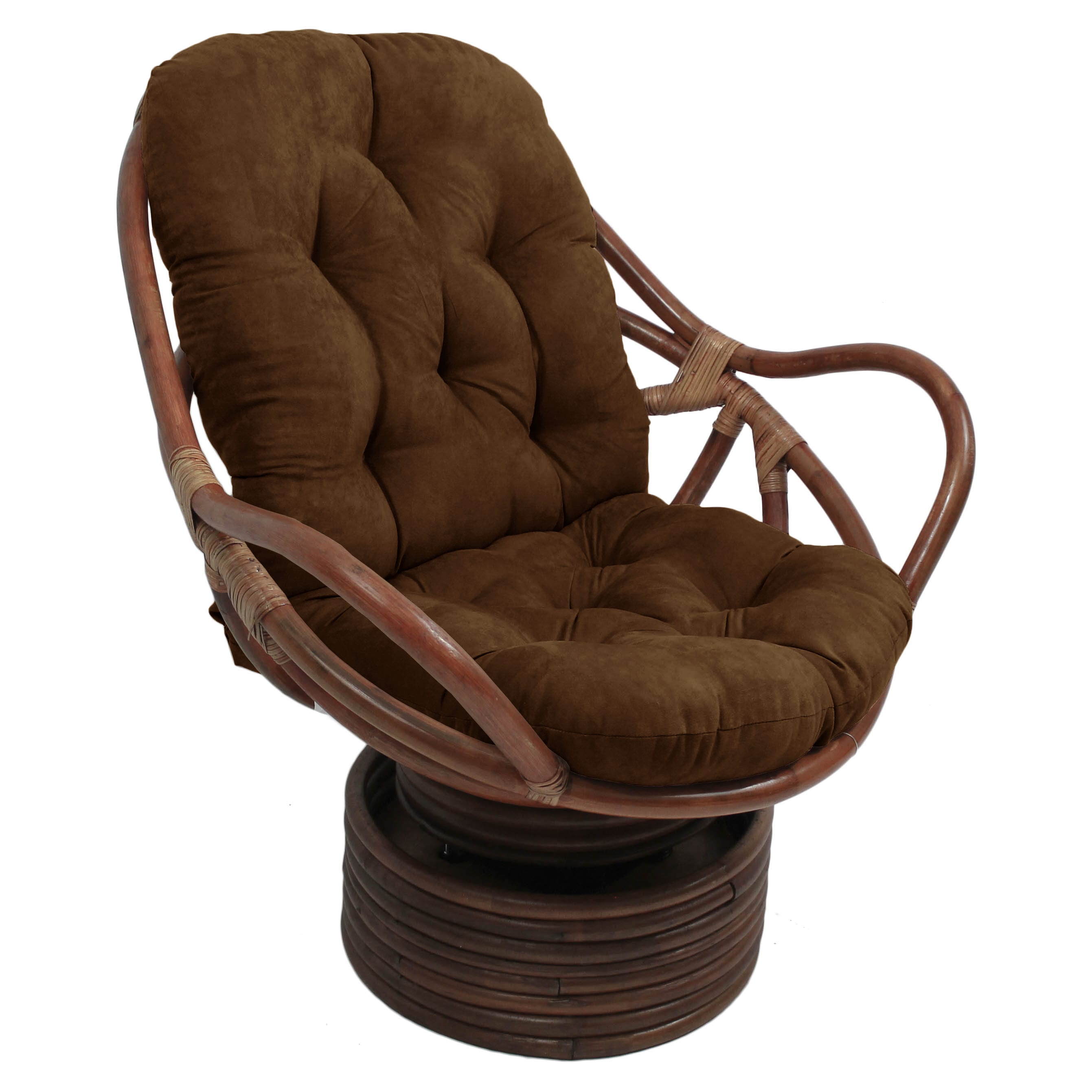 Blazing Needles 93310-MS-CH Chocolate Solid Chair Cushion