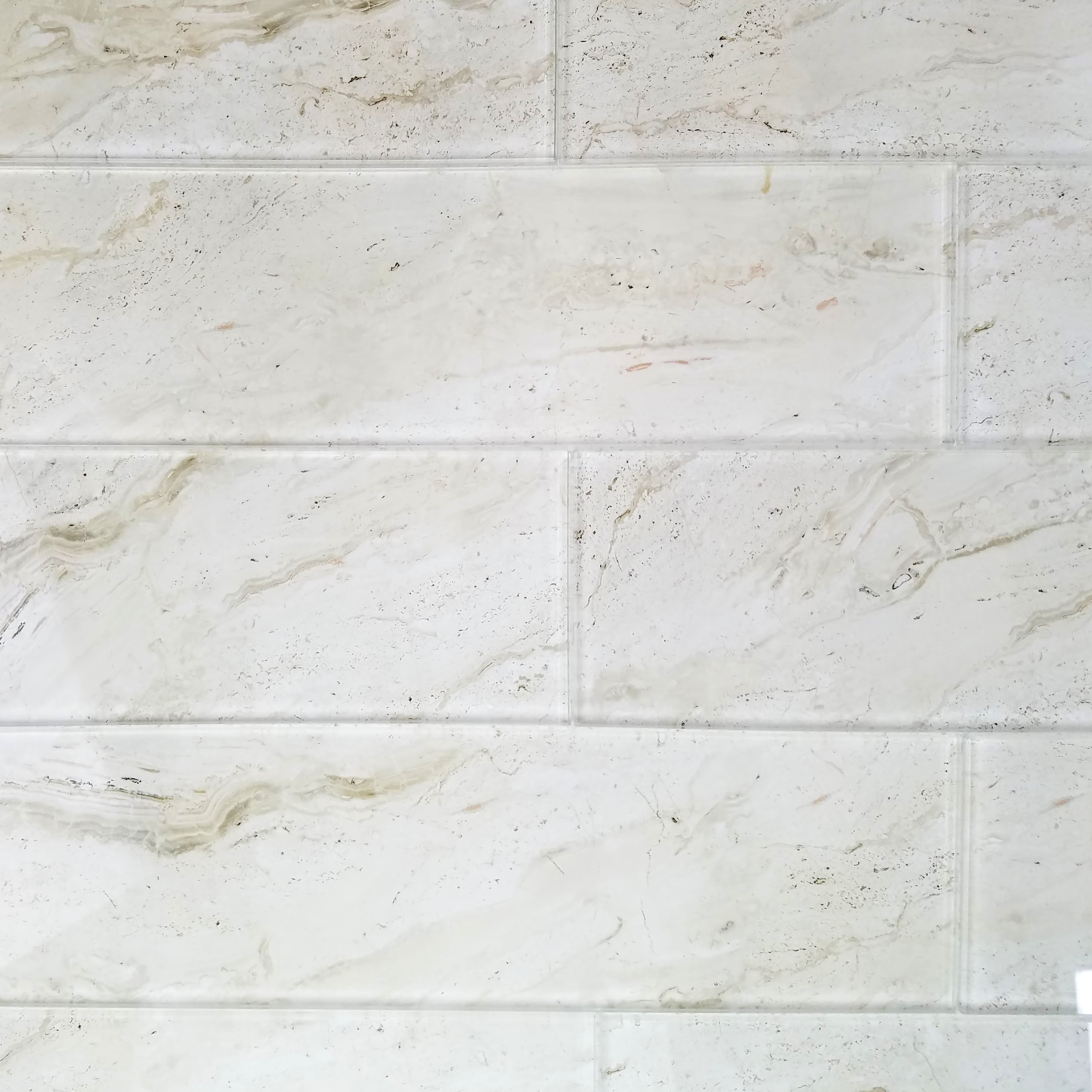 Abolos LWSWTJ0416-CM Nature Cream 4-in x 16-in Glossy Glass Subway Large format Wall Tile ( 16-sq ft Carton )