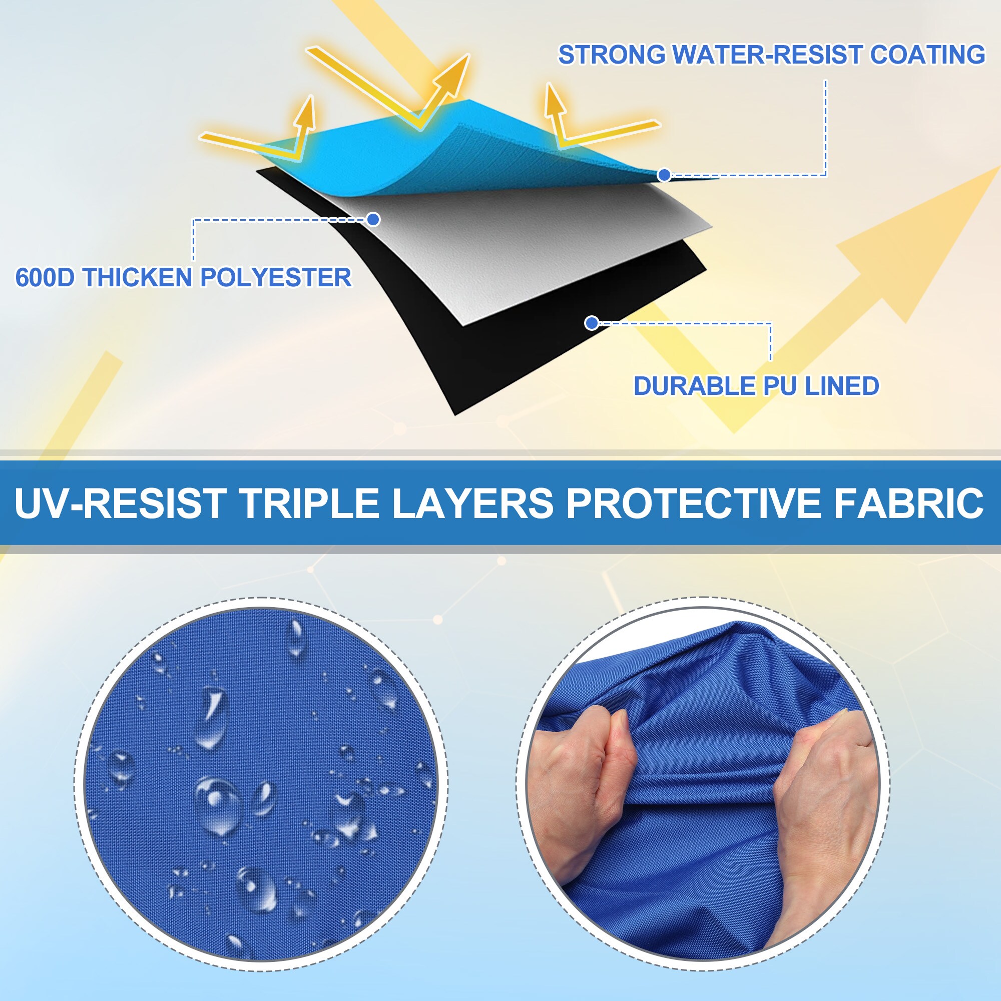 Unique Bargains S25112102UX1375 Boat-Covers - Thumbnail View #4