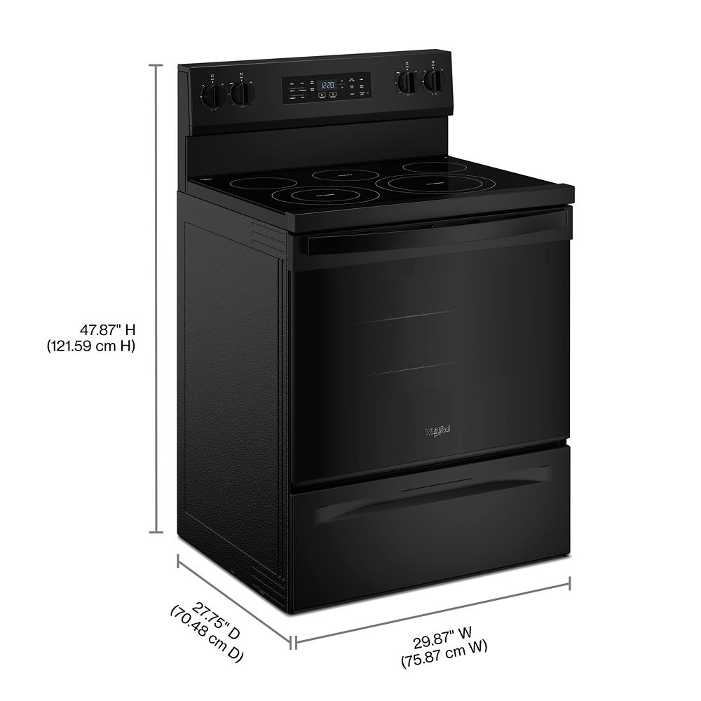 Whirlpool WFES5730SB Freestanding-Electric-Ranges - View #3