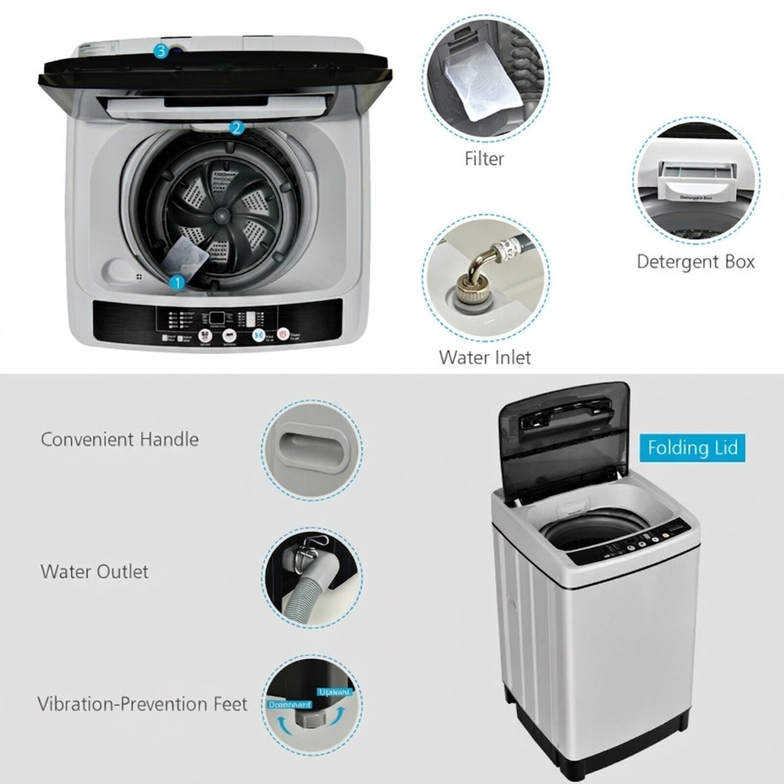 SUGIFT LW108SUGHY2637 Combination-Washers-Dryers - View #8