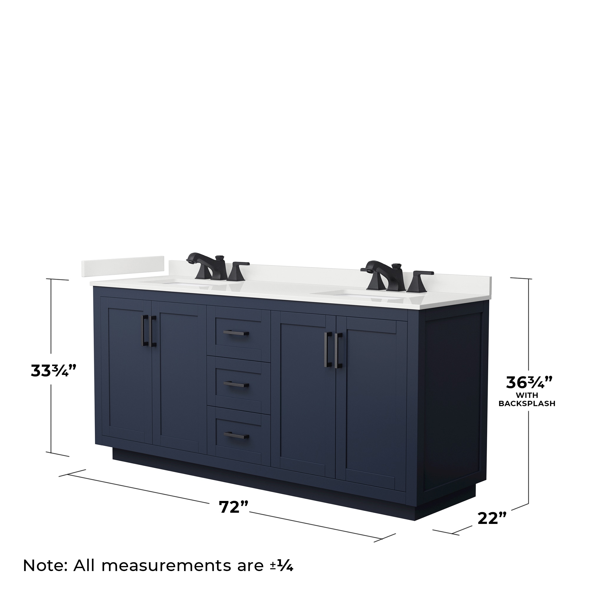 Wyndham Collection WCF292972DBBWQUS3MXX Bath-Vanity-Combo - View #5