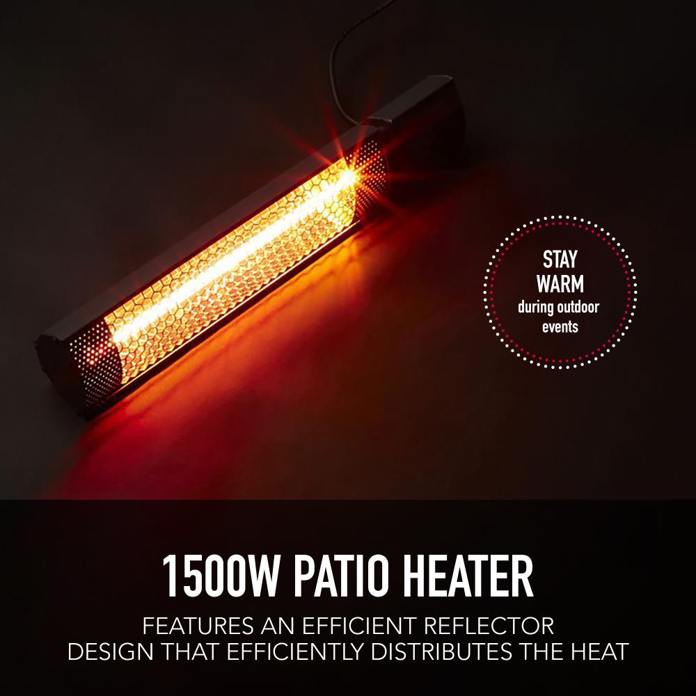 Permasteel PH-90204-BK Outdoor-Electric-Patio-Heaters - View #3