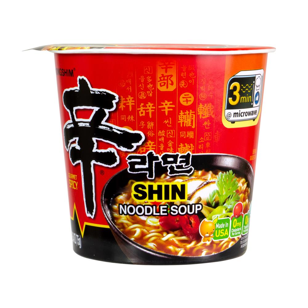 Nongshim Shin Noodle Soup, 2.64 oz, 12 Count - Gourmet Spicy Noodle ...