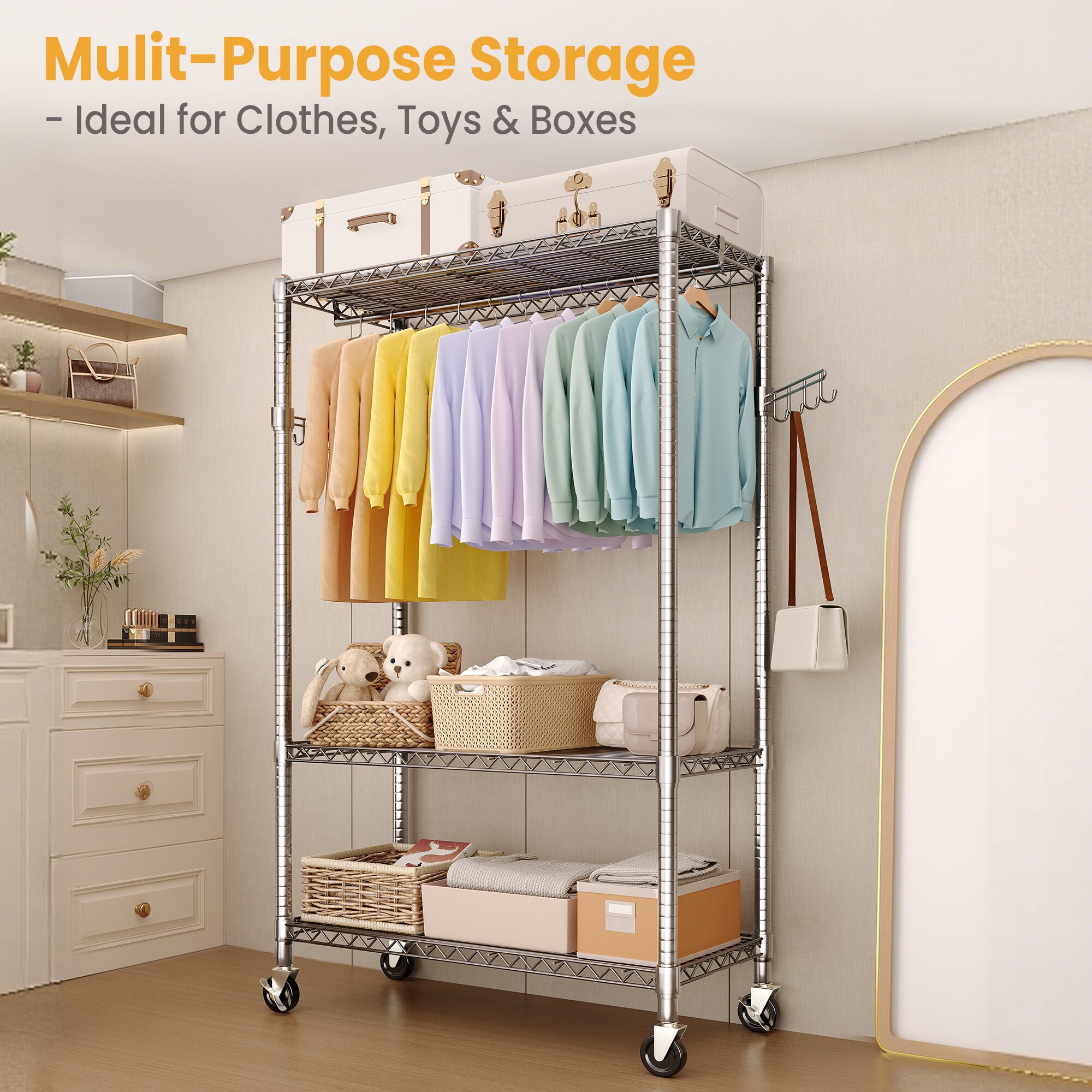 Garvee YHWASUGWHOMXSC1G8 Garment-Racks - View #3