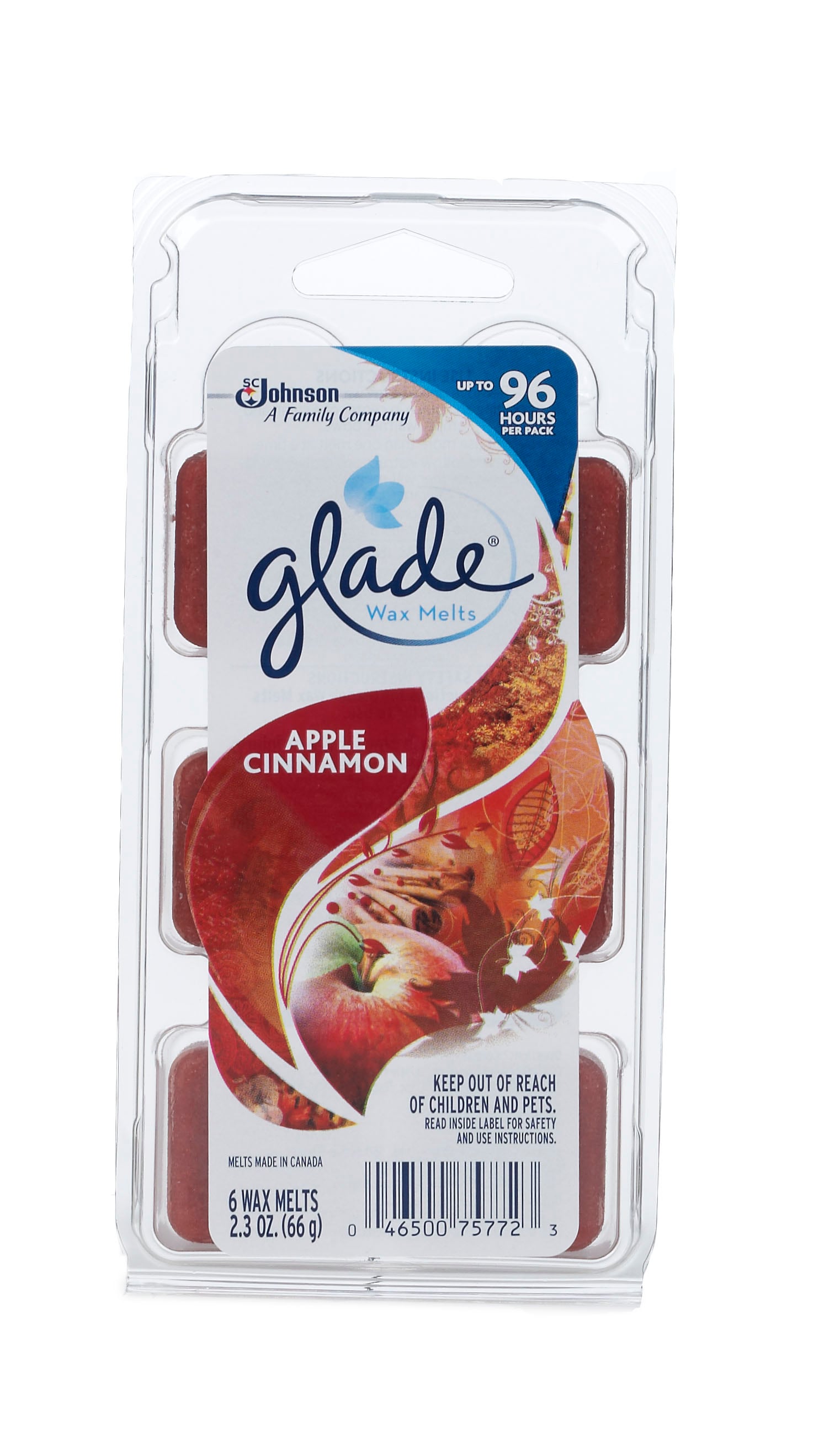Glade Wax Melts Apple Cinnamon, 8 Ct.