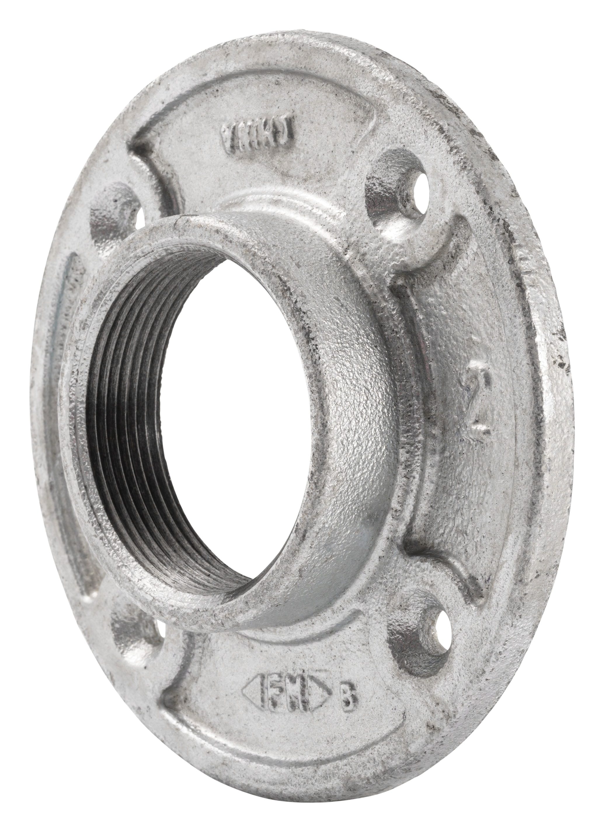 RELIABILT 2-in Galvanized Floor Flange in the Galvanized Pipe & Fittings  department at