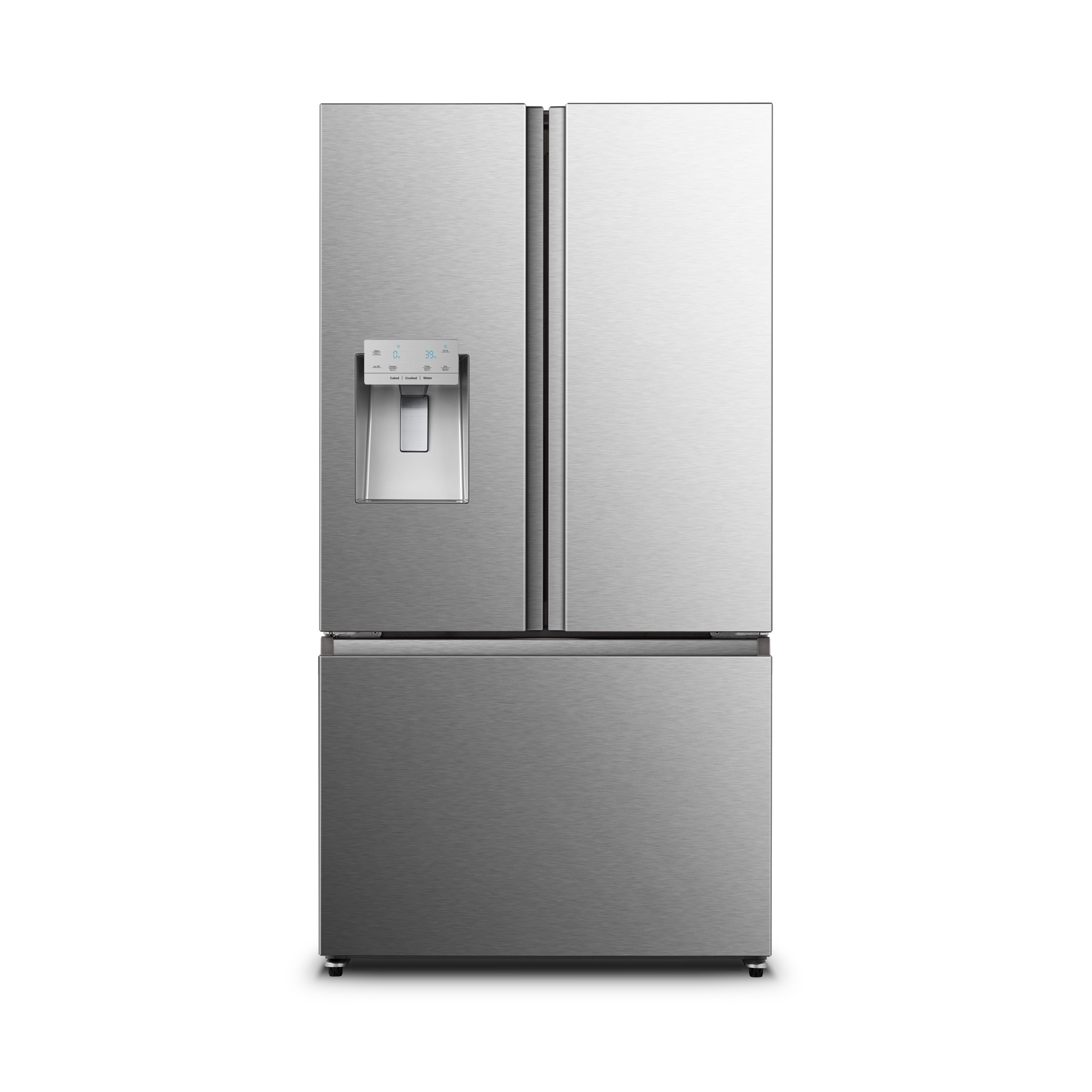 Hisense PureFlat 25.4-cu ft French Door Refrigerator with Dual Ice Maker, Water and Ice Dispenser (Fingerprint Resistant Stainless Steel) ENERGY STAR -  HRF254N6DSE