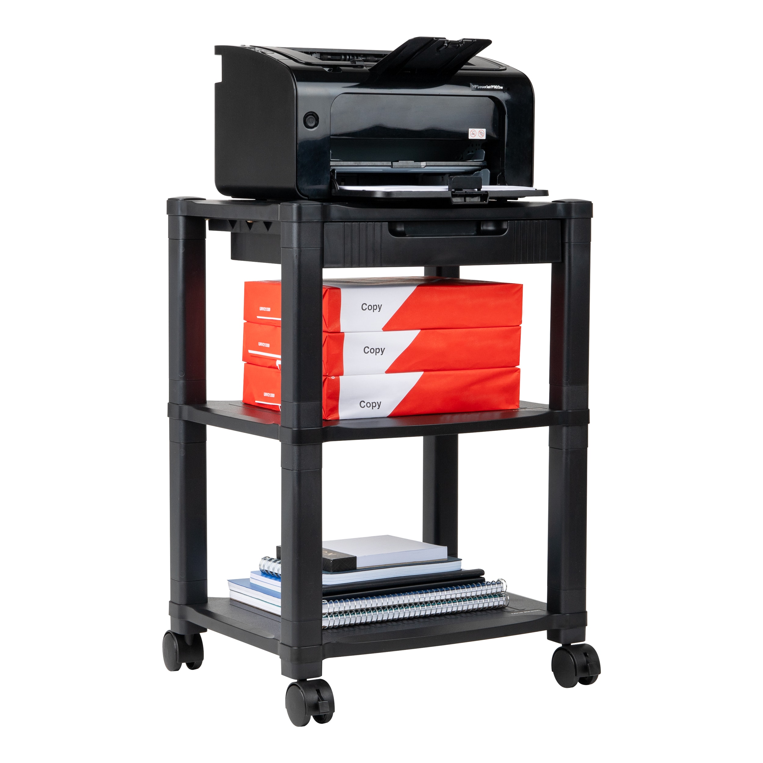 Adjustable Office Carts & Printer Stands at
