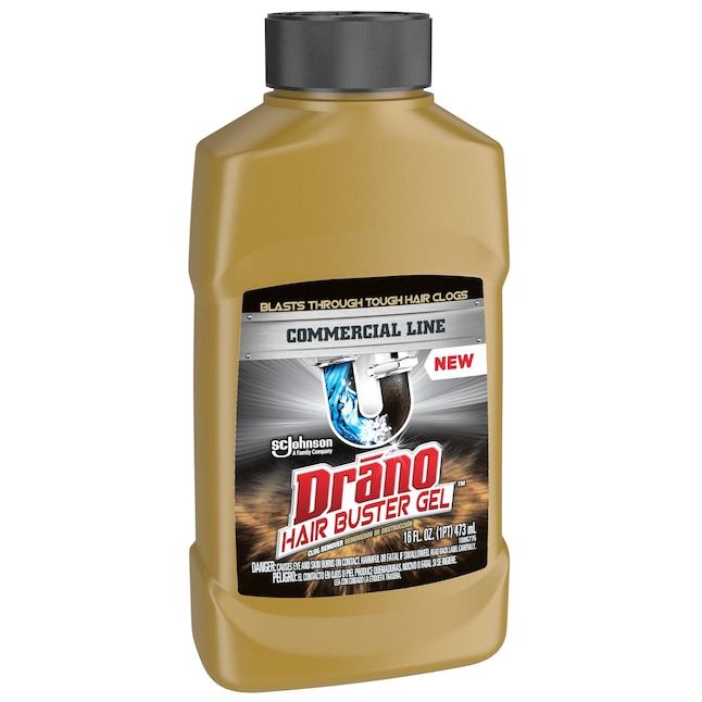Drano Hair Buster Gel Commercial Line 16-fl oz Drain Cleaner in the Drain  Cleaners department at 