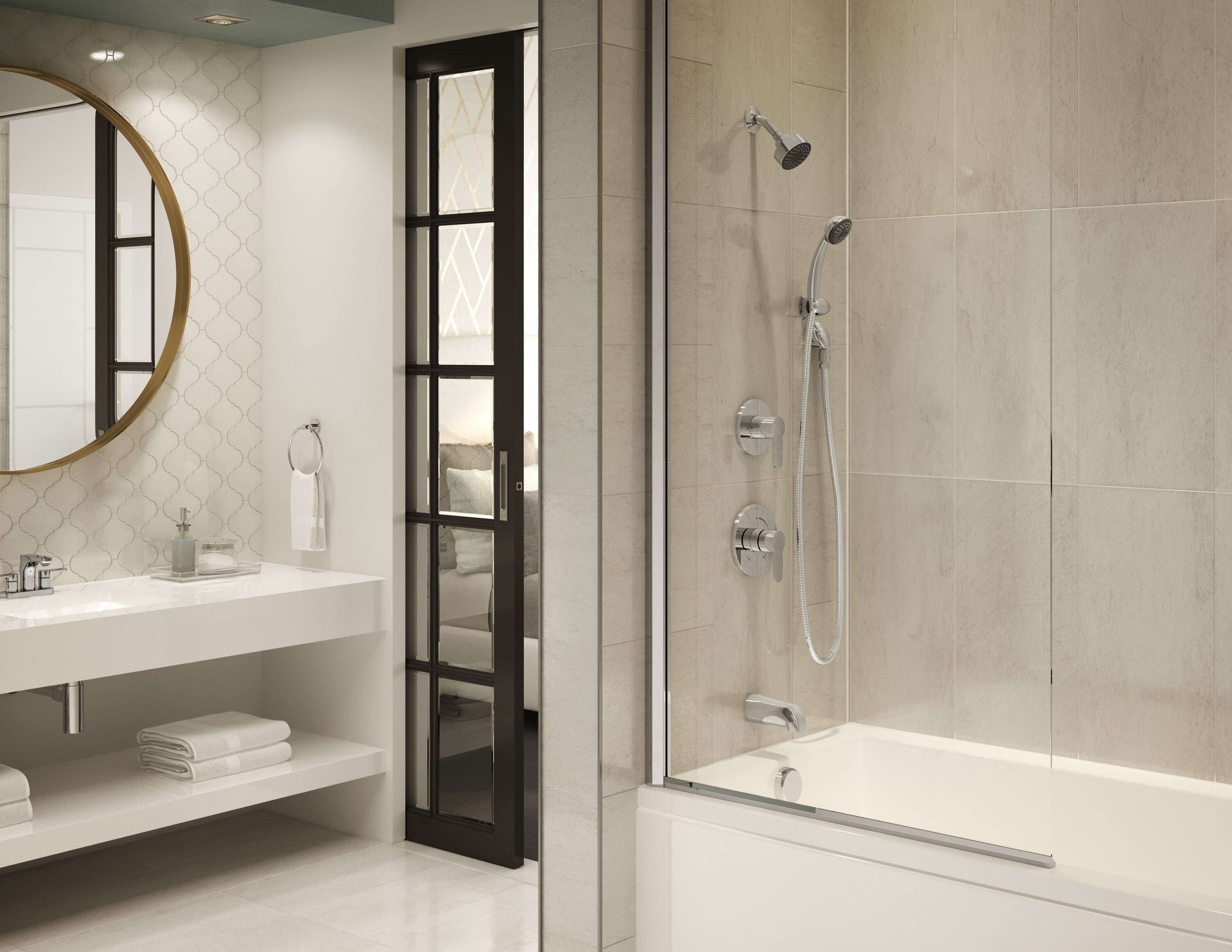 Symmons 6706-1.5-TRM Tub-Shower-Faucets - View #4