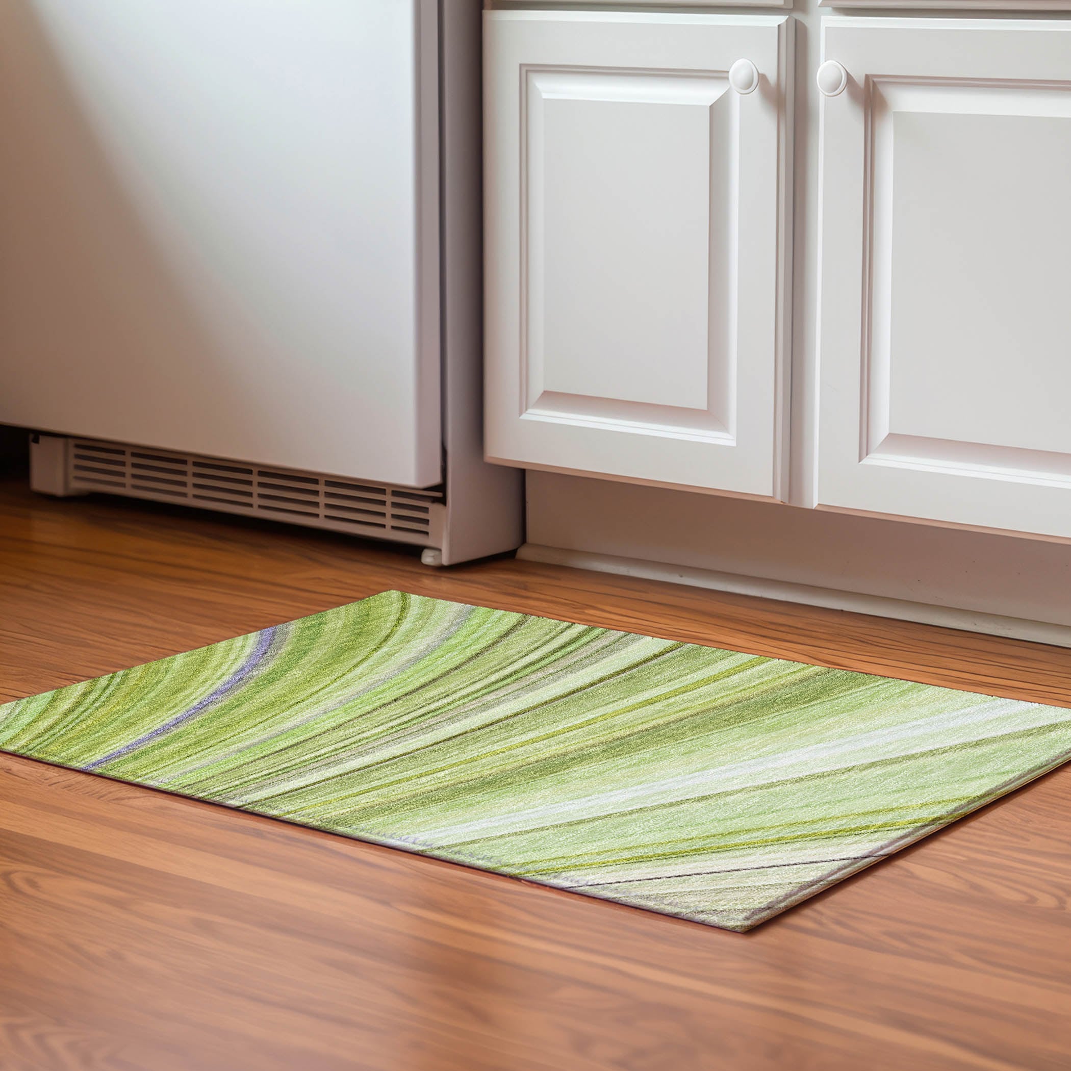 Addison Rugs AMF585AL20X30 Mayfield AMF585AL 2 x 3 (ft) Loomed Aloe Rectangular Indoor Geometric Machine washable Pet Friendly Area rug