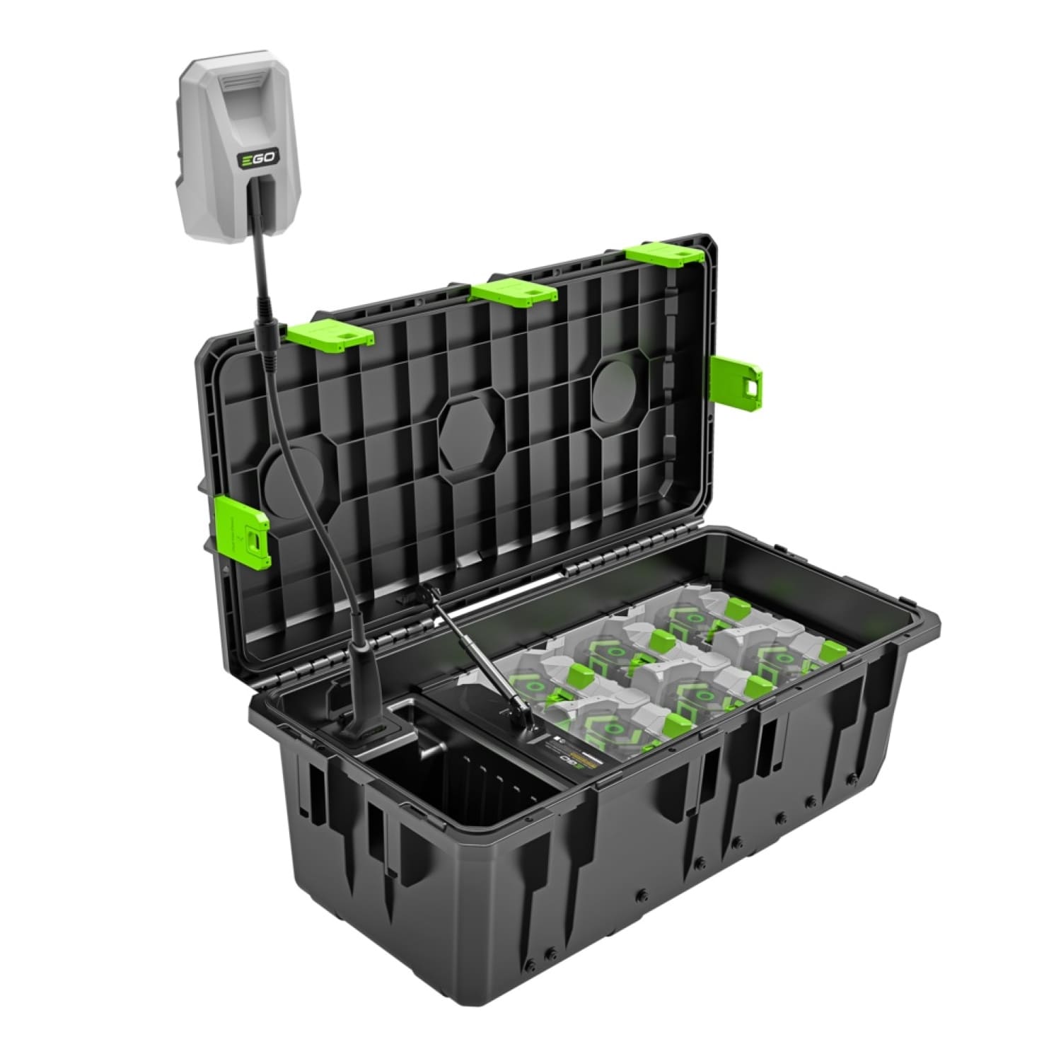 EGO CHU6001 56 -Volt, Lithium Ion (Li-ion) Battery Charger Station