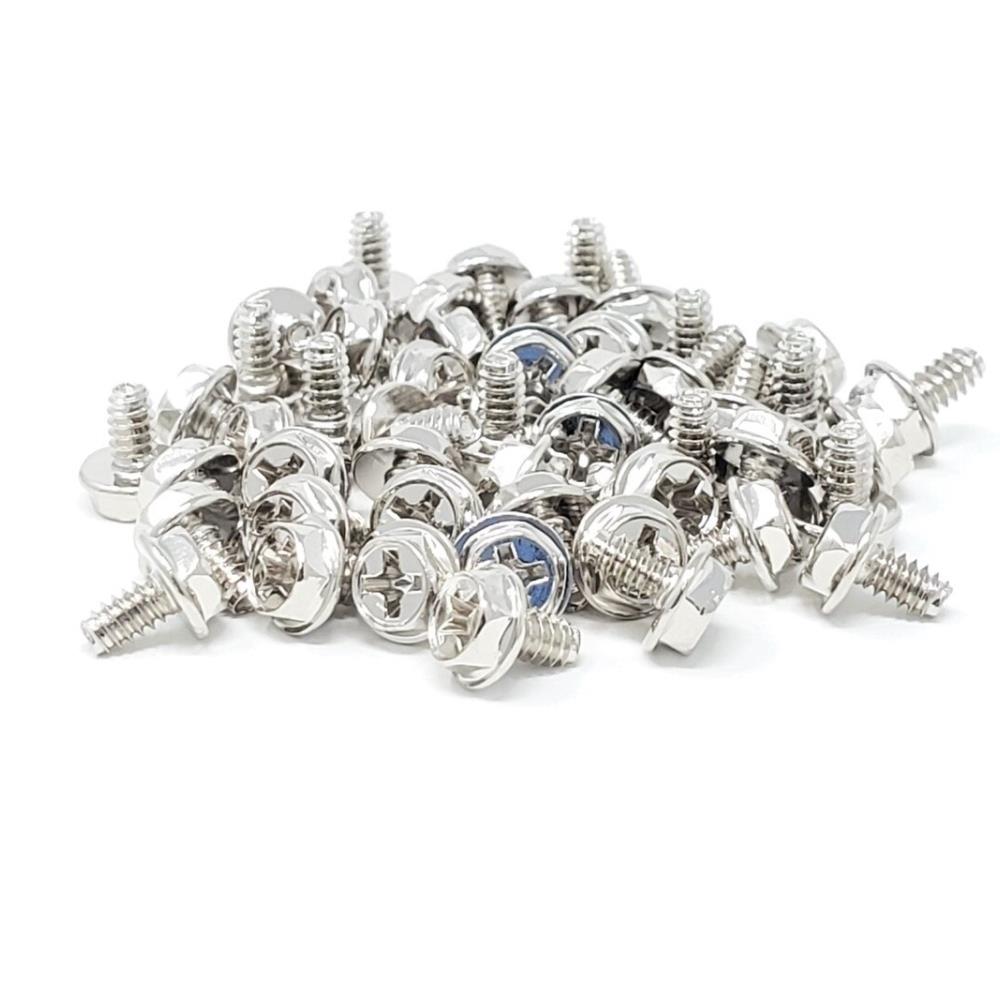 Micro Connectors MCRC144  SCW-50632 Replacement PC Mounting Screws No.6-32 x 0.25 in. Long Standoff- Pack of 50