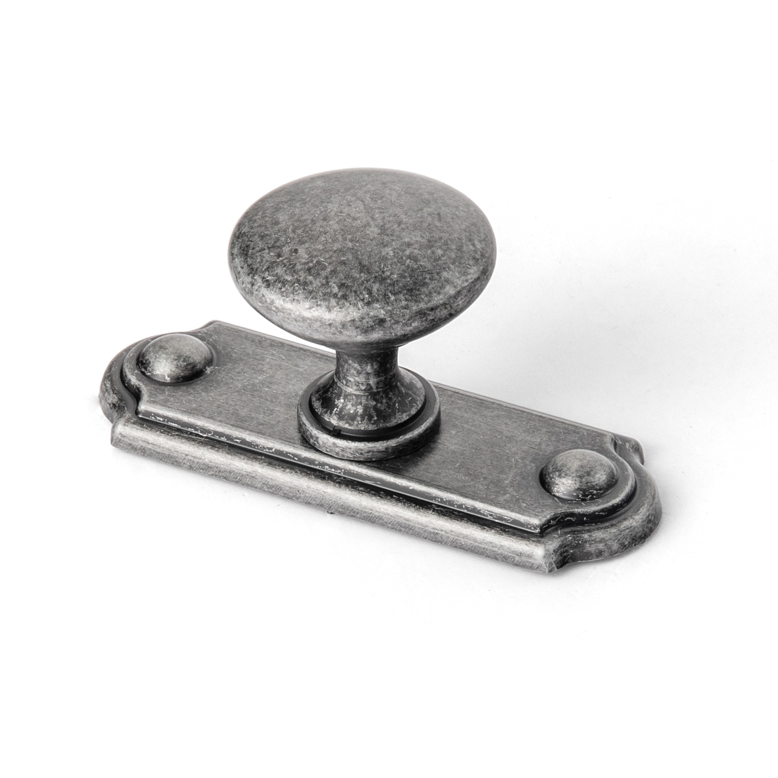 Miaokesen 1-1/10-in Weathered Nickel Mushroom Classic Cabinet Knob 6 -Pack