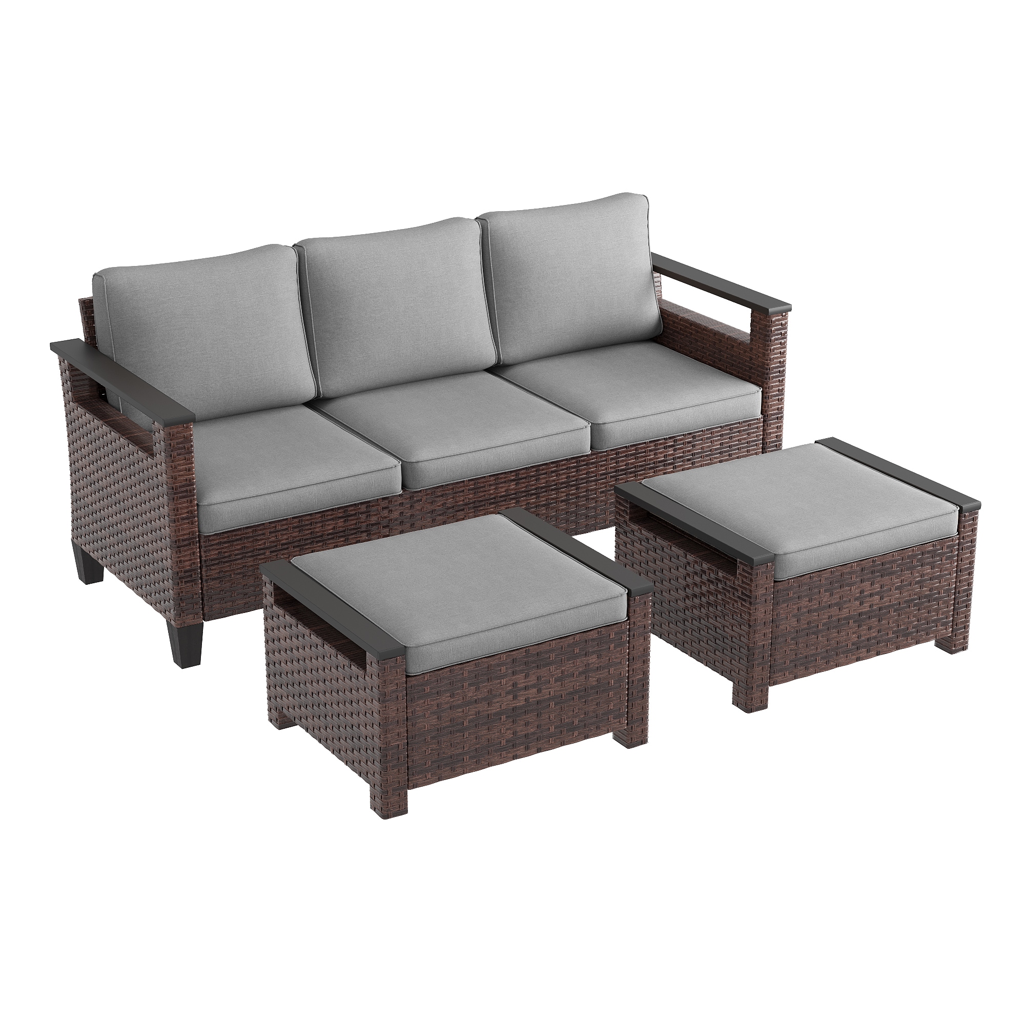 ACEGOSES LW-PS-126S1BGY Patio-Conversation-Sets - View #2
