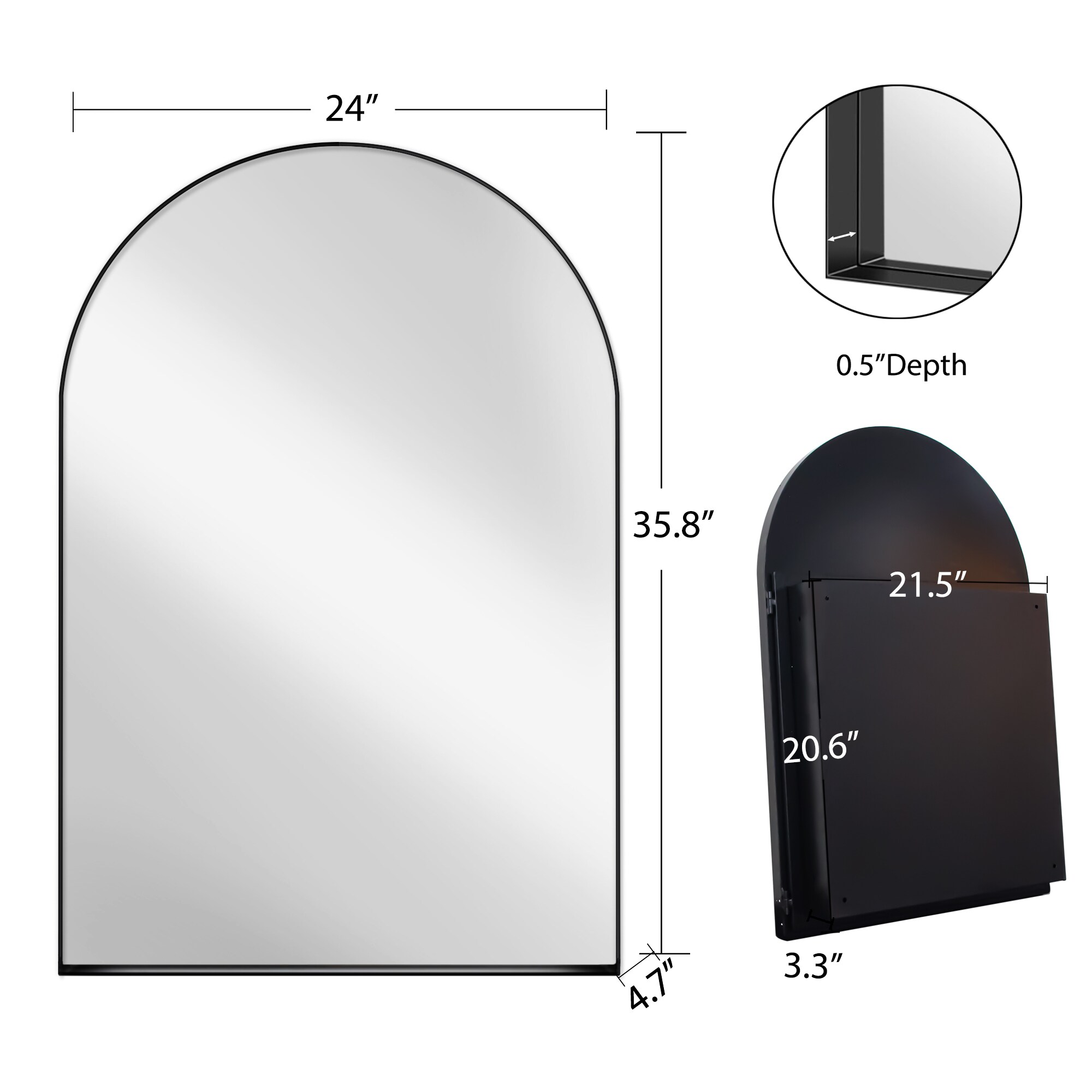 AAZJ JKF-MC2026BL Bathroom-Medicine-Cabinets - View #8