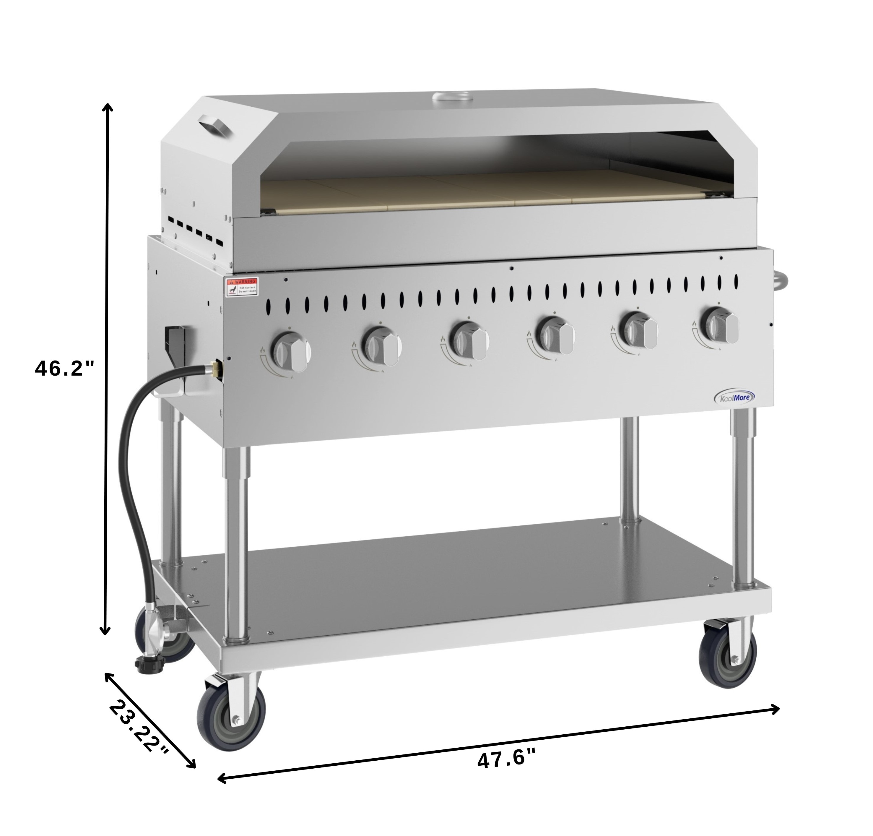 KoolMore LOW-CGKIT4-48P Gas-Grill - View #8