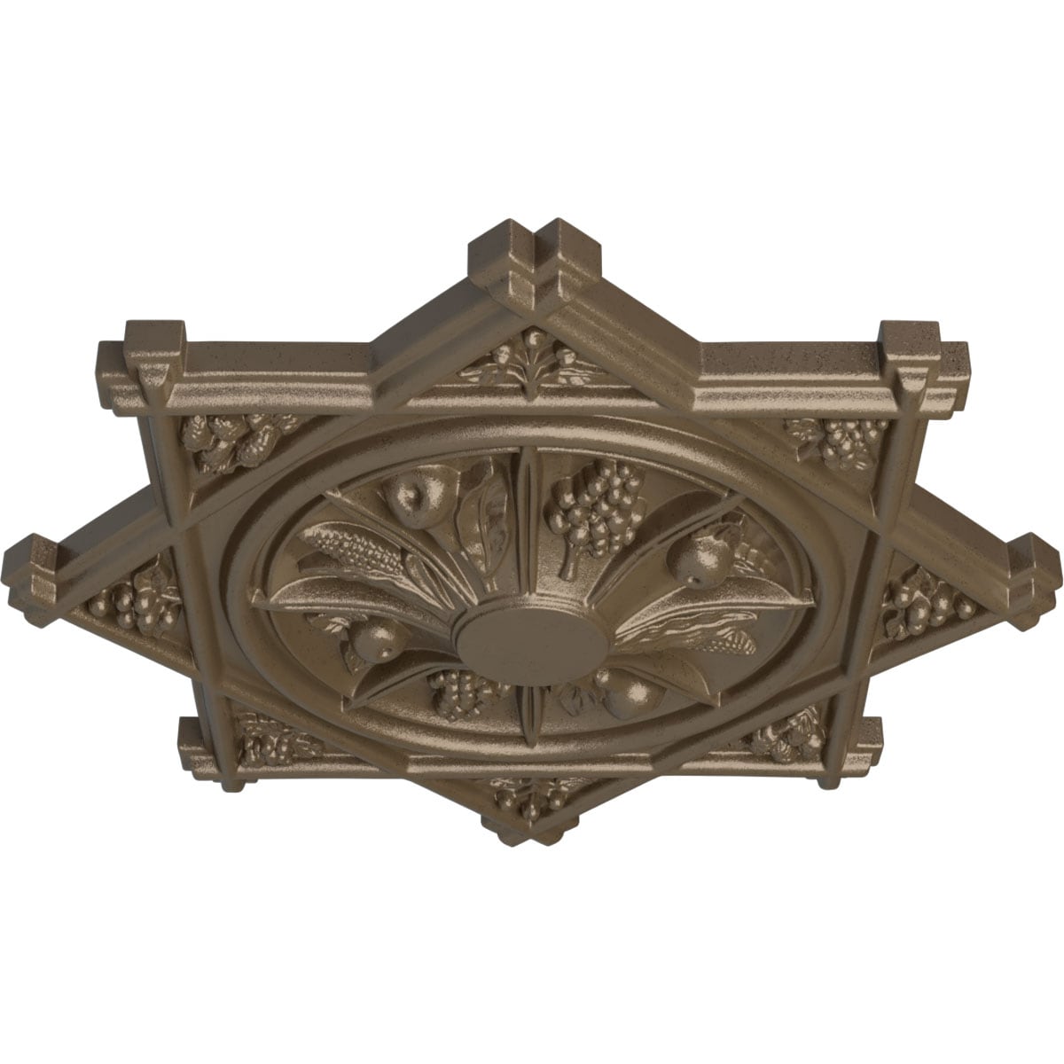 Ekena Millwork CM38ANWSS Ceiling-Medallions - View #2